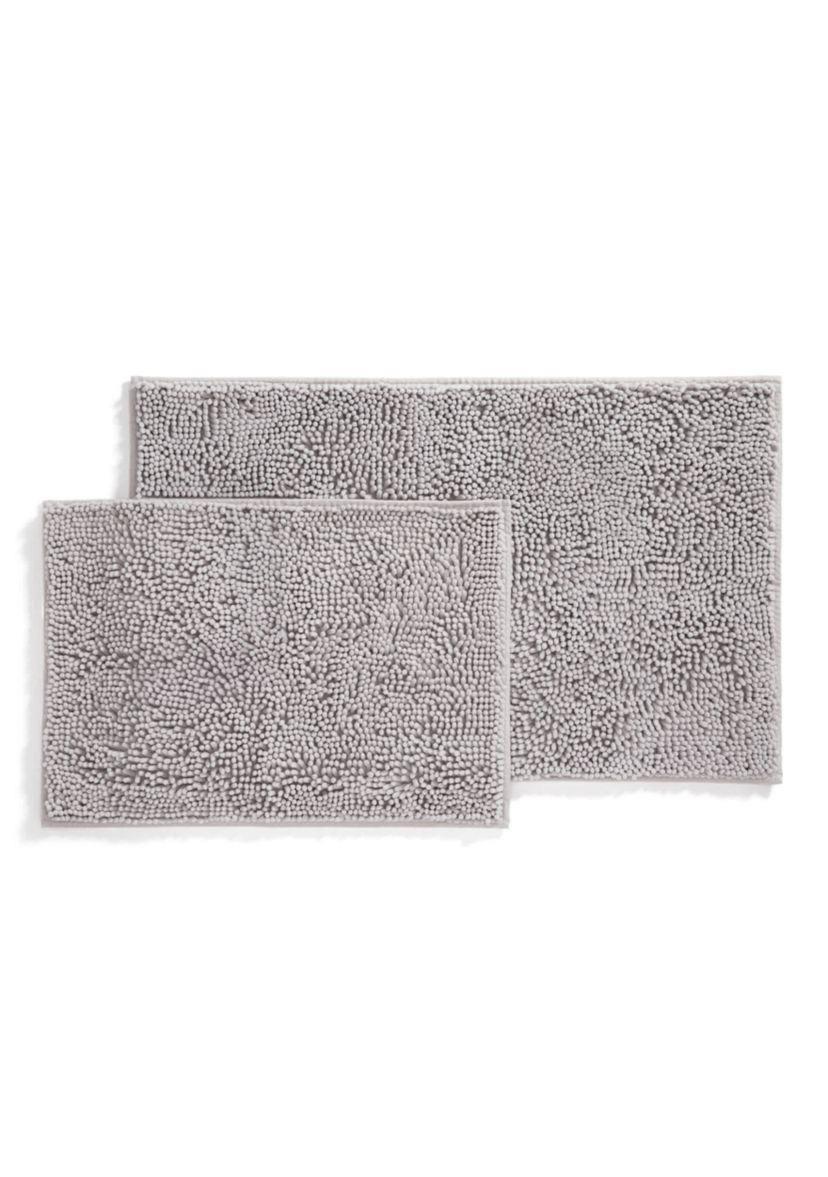 2-Pack Ultra Soft Chenille Bath Mat Set