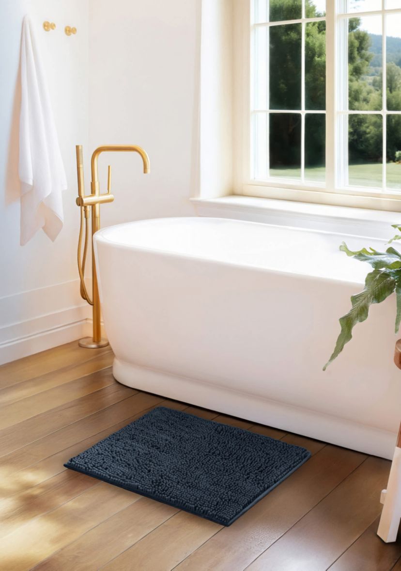 Ultra Soft 24"x 17" Chenille Bath Mat