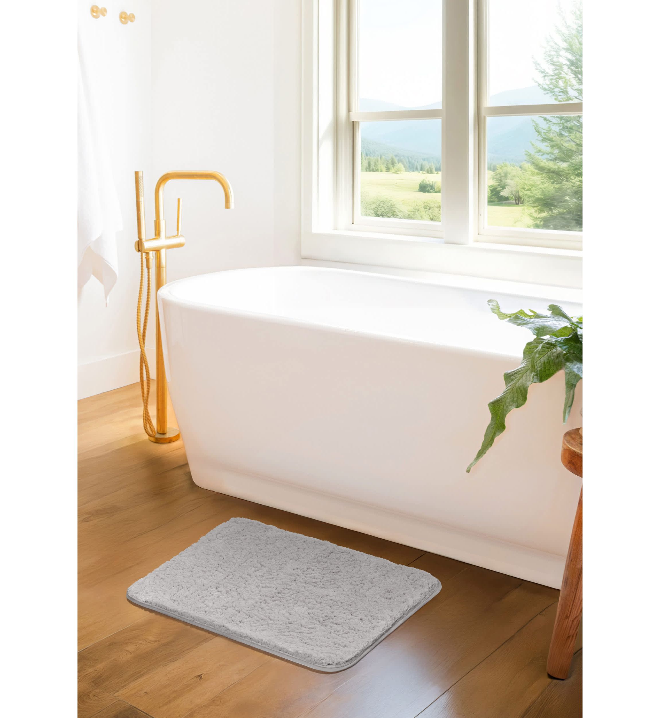 Ultra Soft 24"x 17" Plush Bath Mat