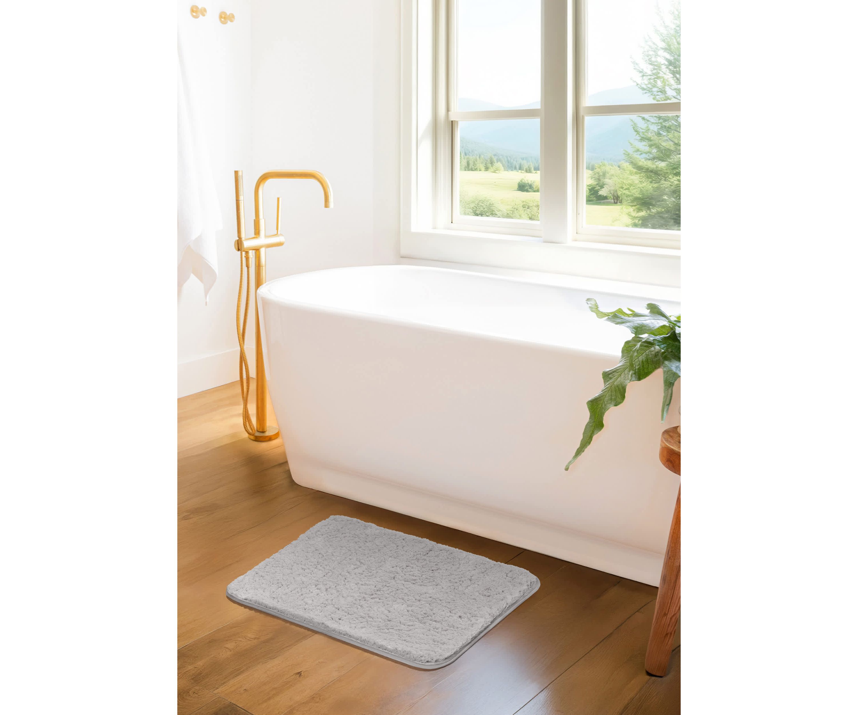 Ultra Soft 24"x 17" Plush Bath Mat