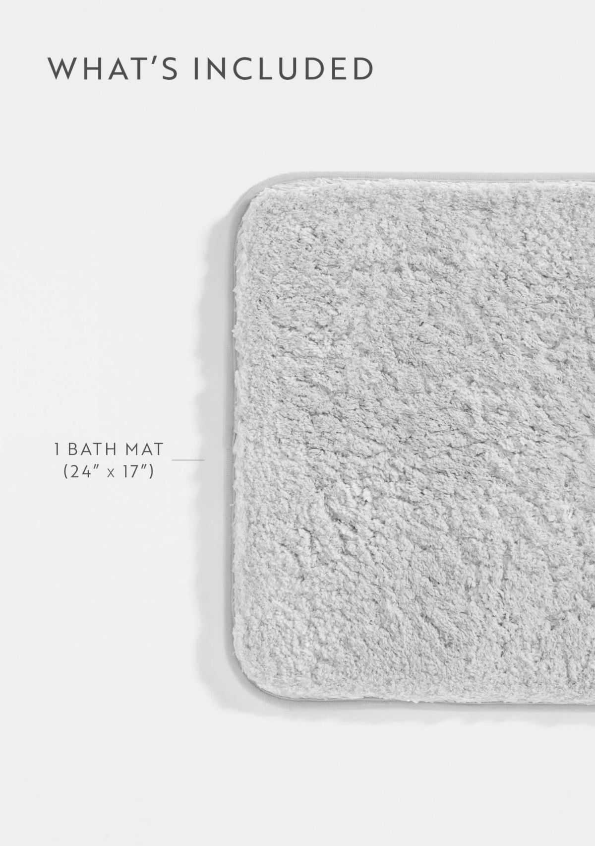 Ultra Soft 24"x 17" Plush Bath Mat