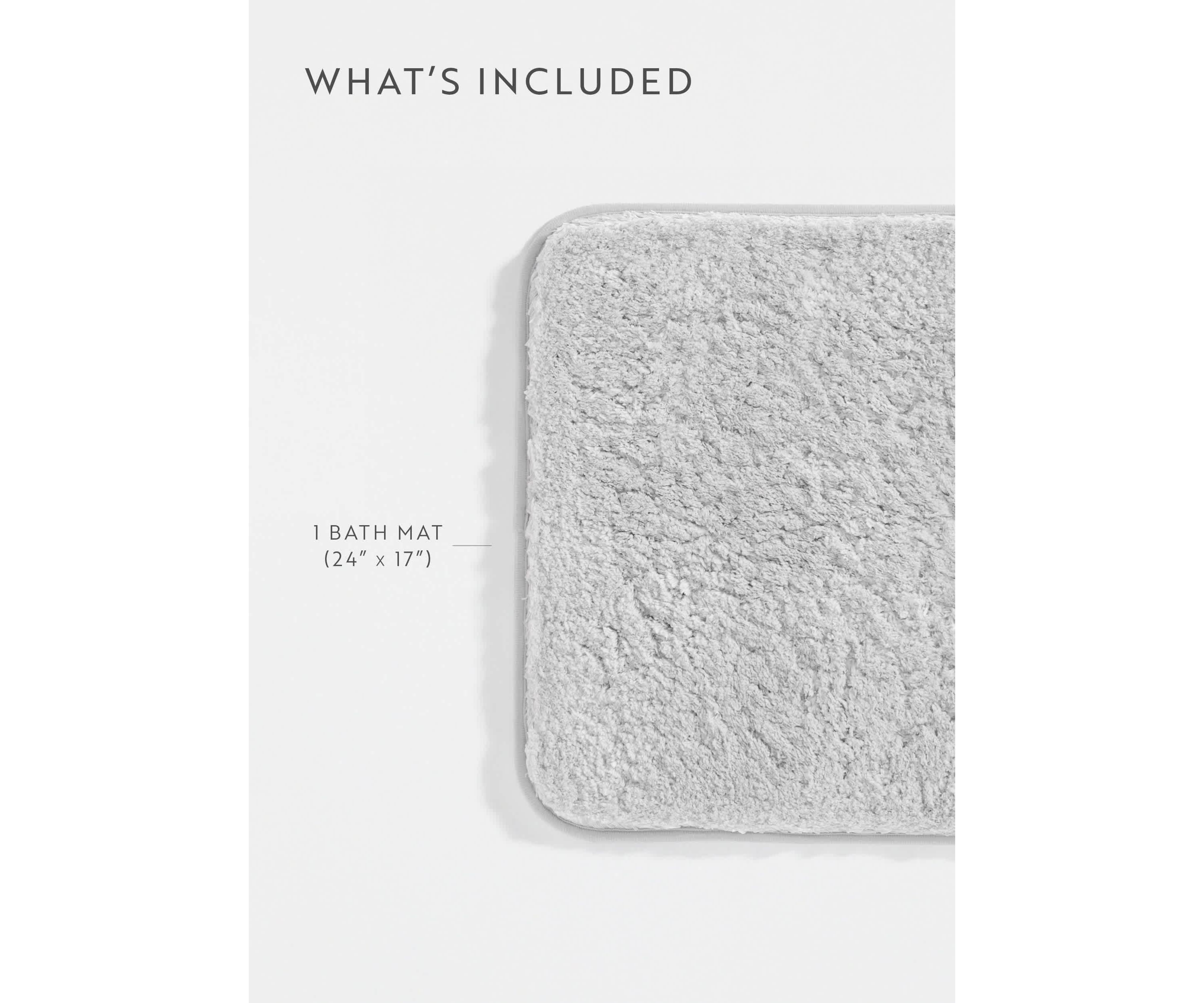 Ultra Soft 24"x 17" Plush Bath Mat