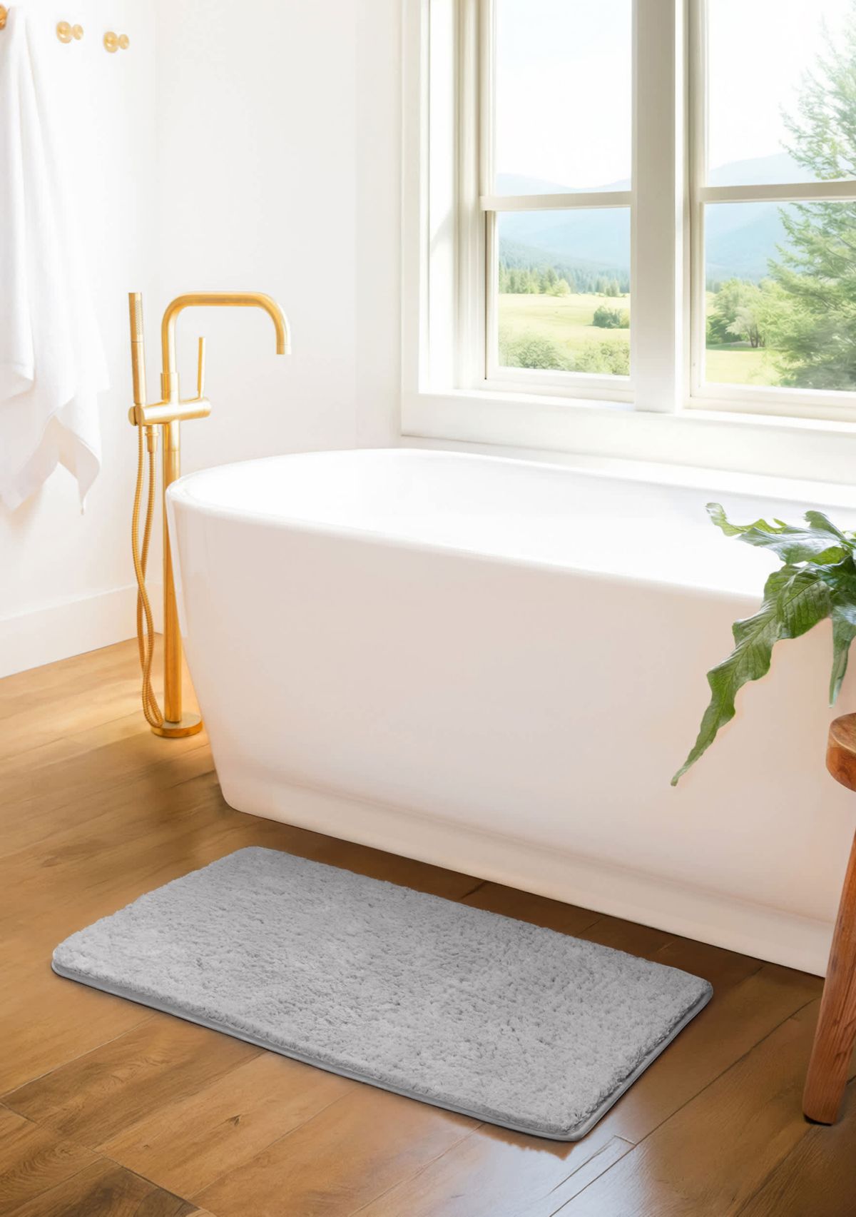 Ultra Soft 34"x 21" Plush Bath Mat