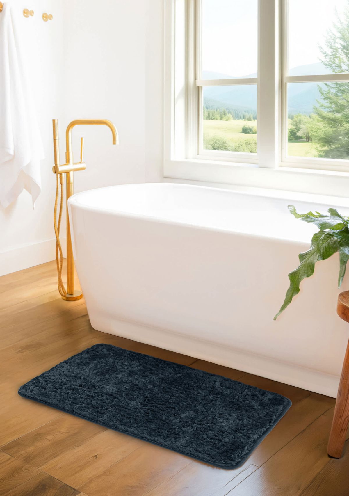 Ultra Soft 34"x 21" Plush Bath Mat