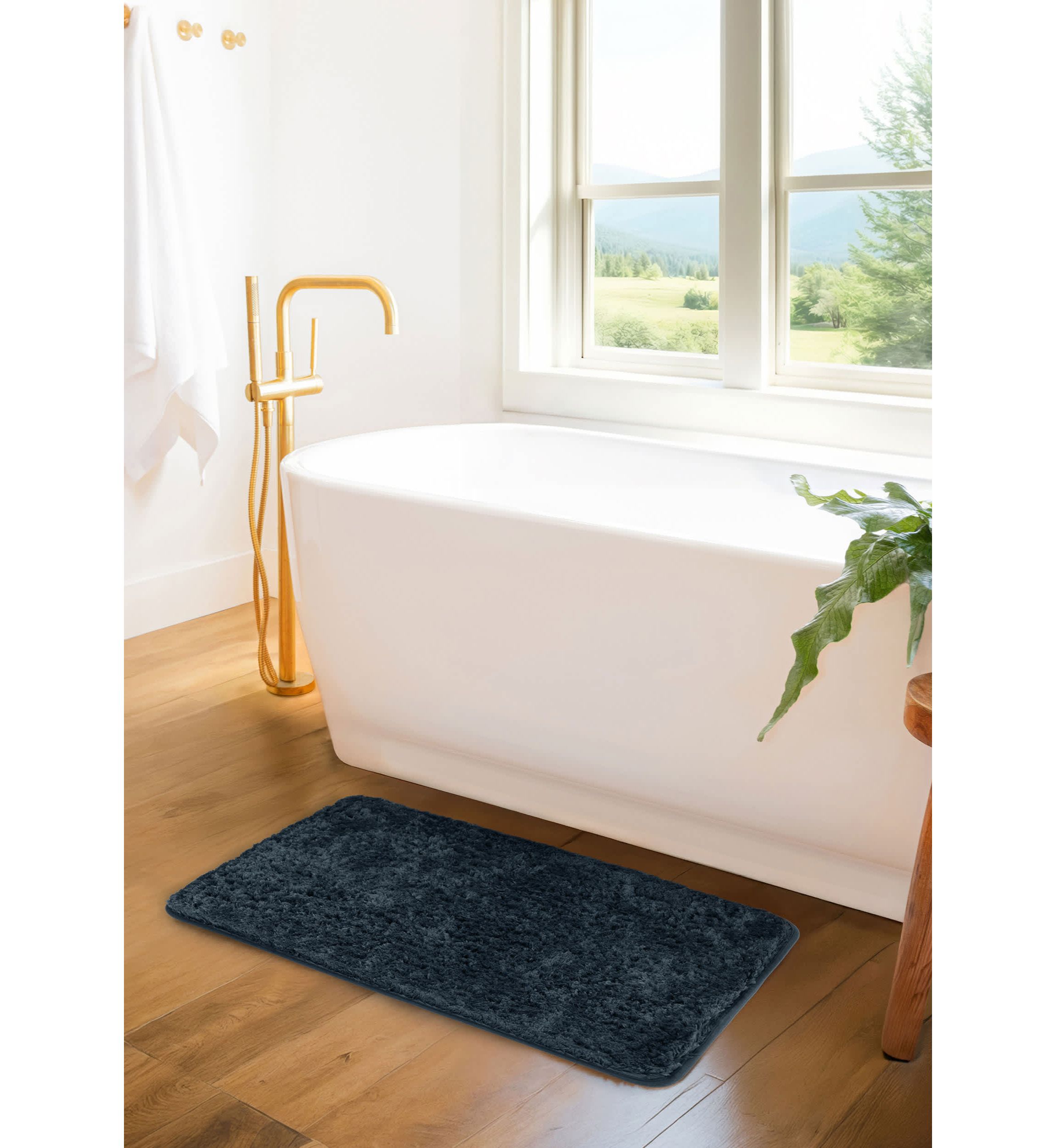 Ultra Soft 34"x 21" Plush Bath Mat