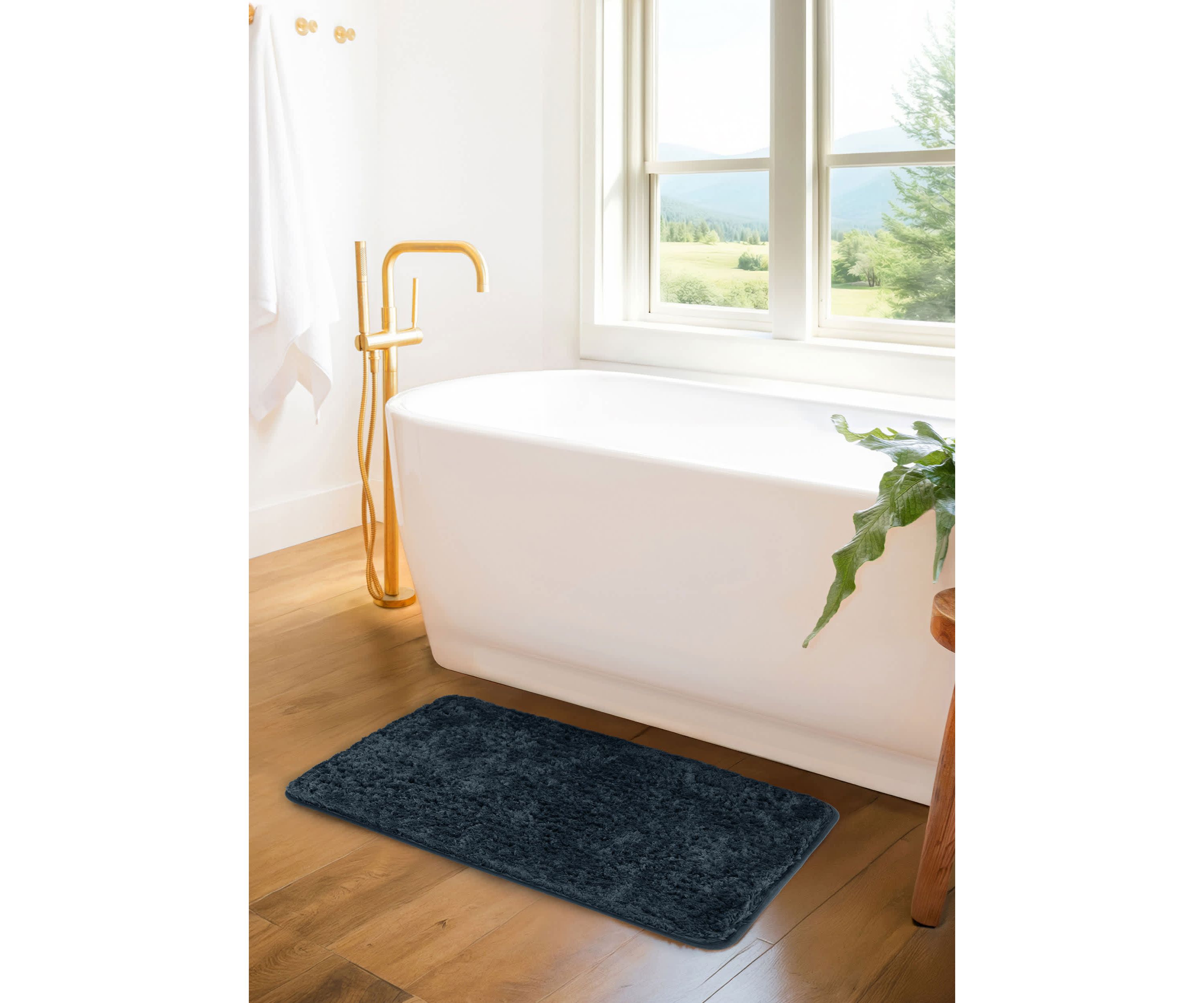 Ultra Soft 34"x 21" Plush Bath Mat