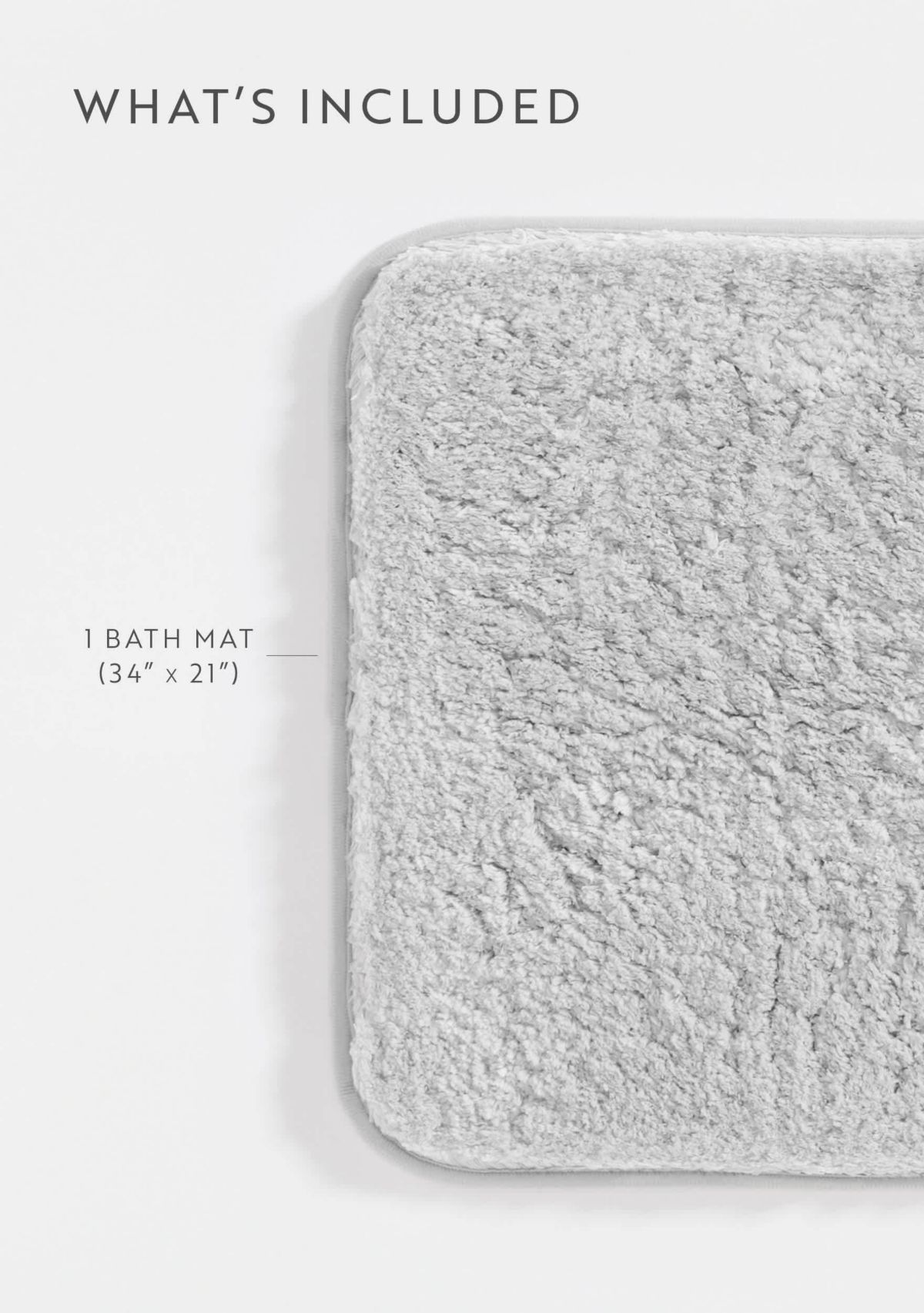 Ultra Soft 34"x 21" Plush Bath Mat