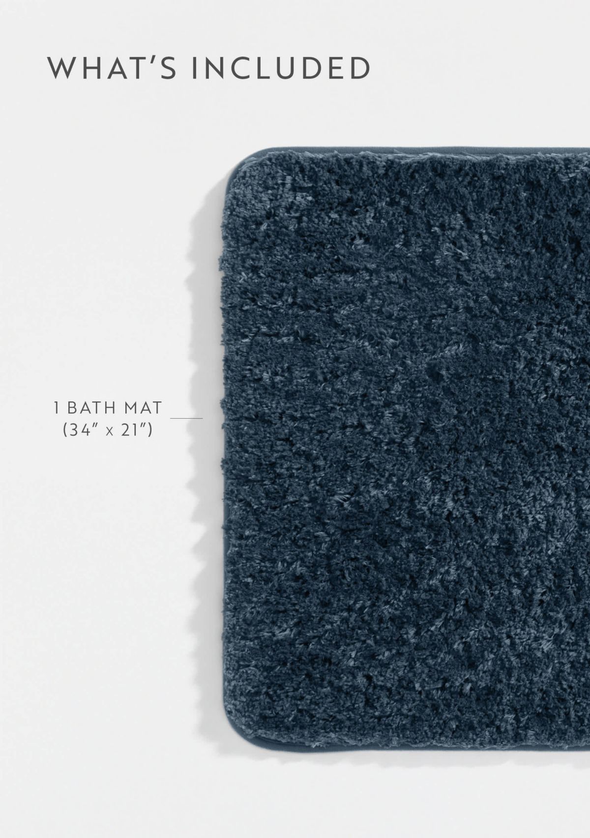 Ultra Soft 34"x 21" Plush Bath Mat