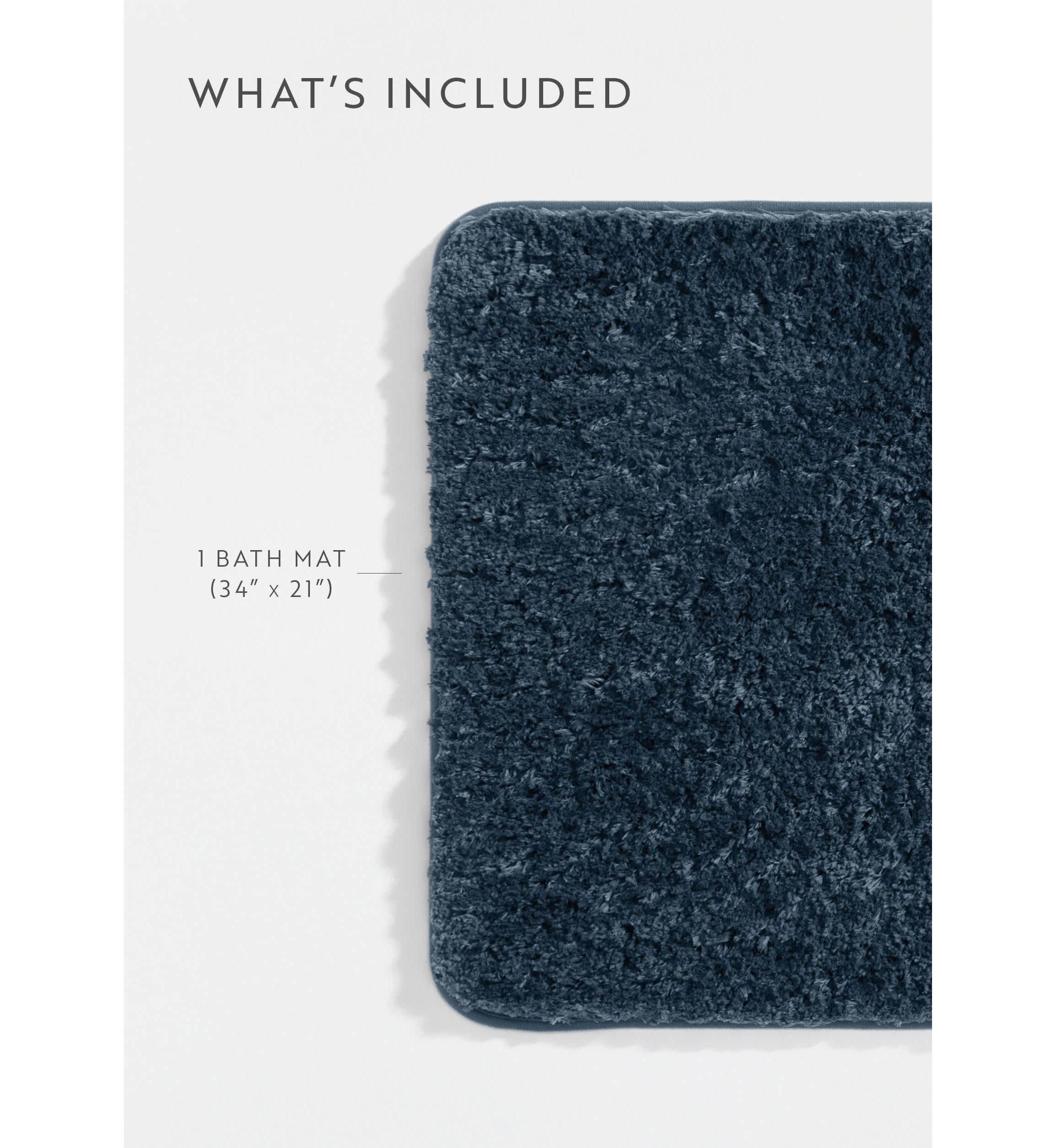 Ultra Soft 34"x 21" Plush Bath Mat