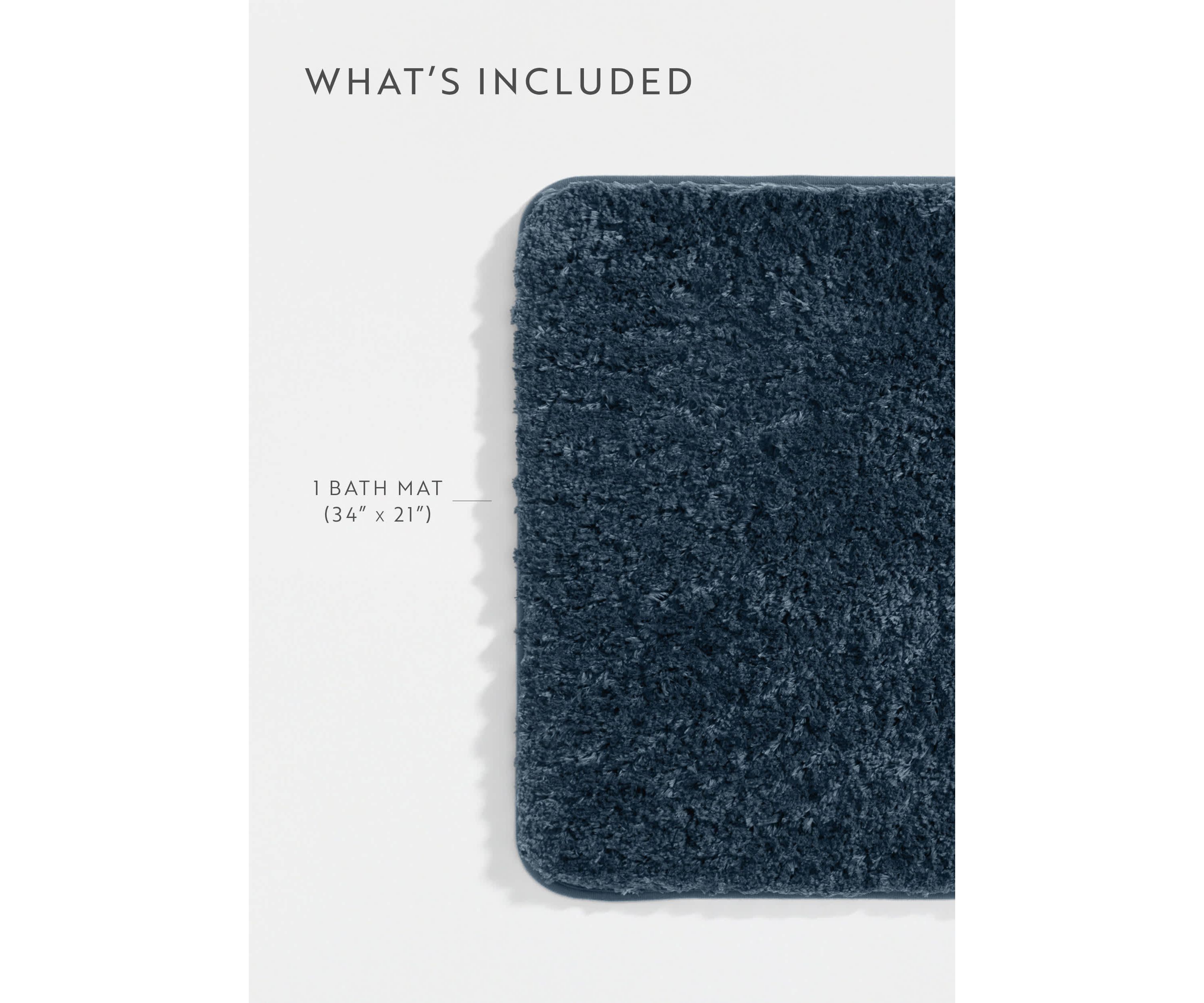 Ultra Soft 34"x 21" Plush Bath Mat