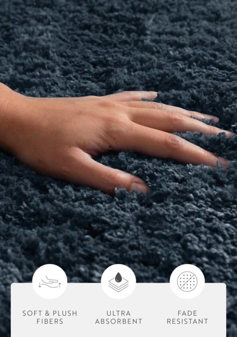 Ultra Soft 34"x 21" Plush Bath Mat