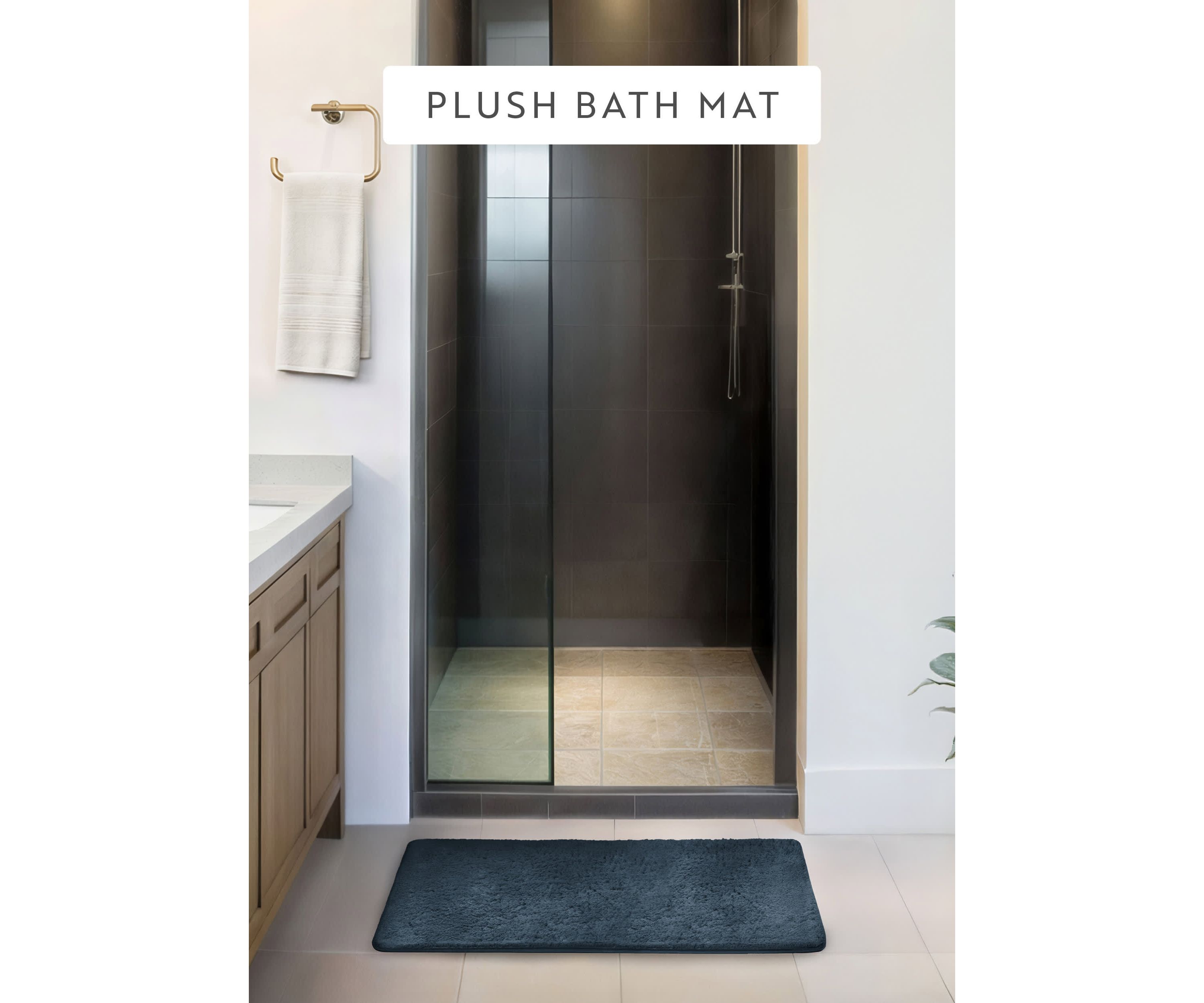 Ultra Soft 34"x 21" Plush Bath Mat