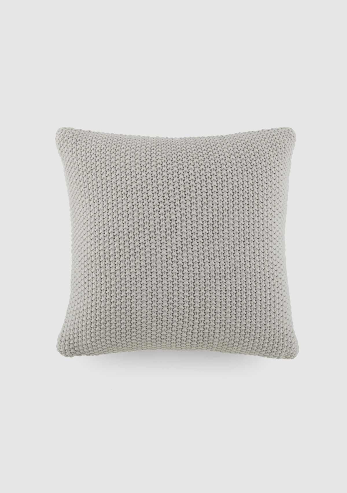 Seed Stitch Knit Décor Throw Pillow