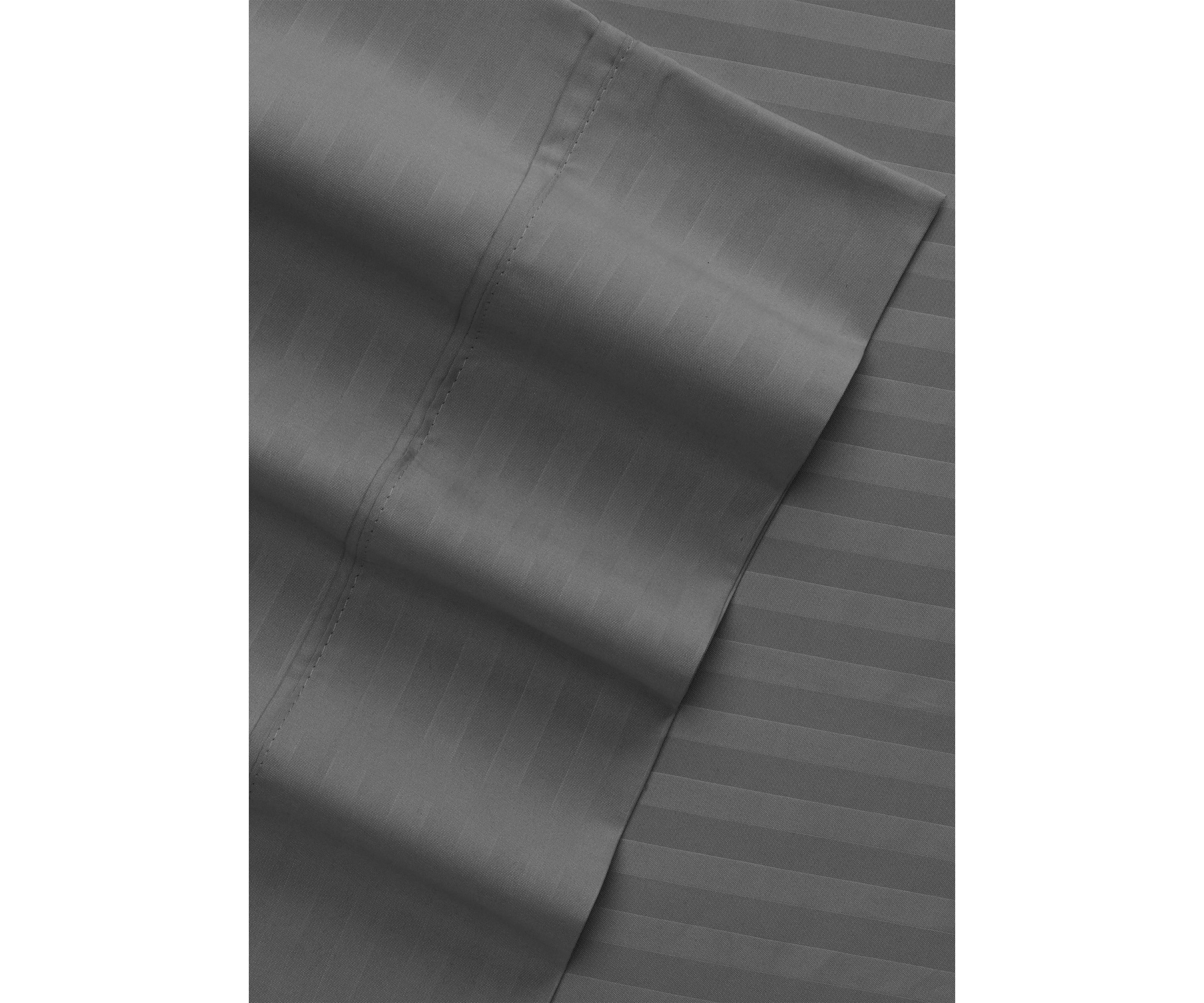 Premium Striped Embossed 4 Piece Bed Sheet Set