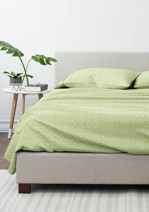 Premium Ultra Soft Polka Dot Pattern Bed Sheet Set