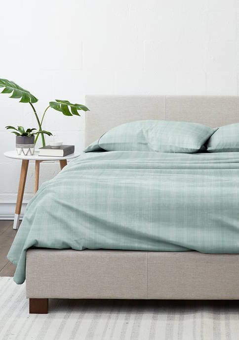 Premium Ultra Soft Thatch Pattern 4 Piece Bed Sheet Set