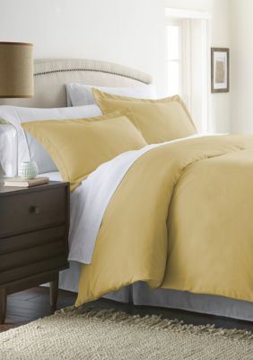 Luxury Inn Home Collection Premium Ultra Soft 3 Piece Duvet Cover Set, Gold, King/California King