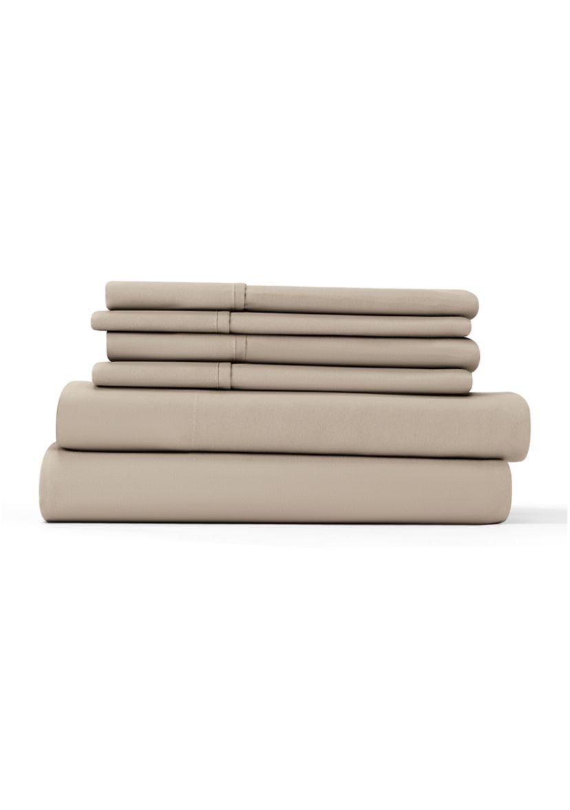  Home Collection Luxury Ultra Soft 6 Piece Bed Sheet Set