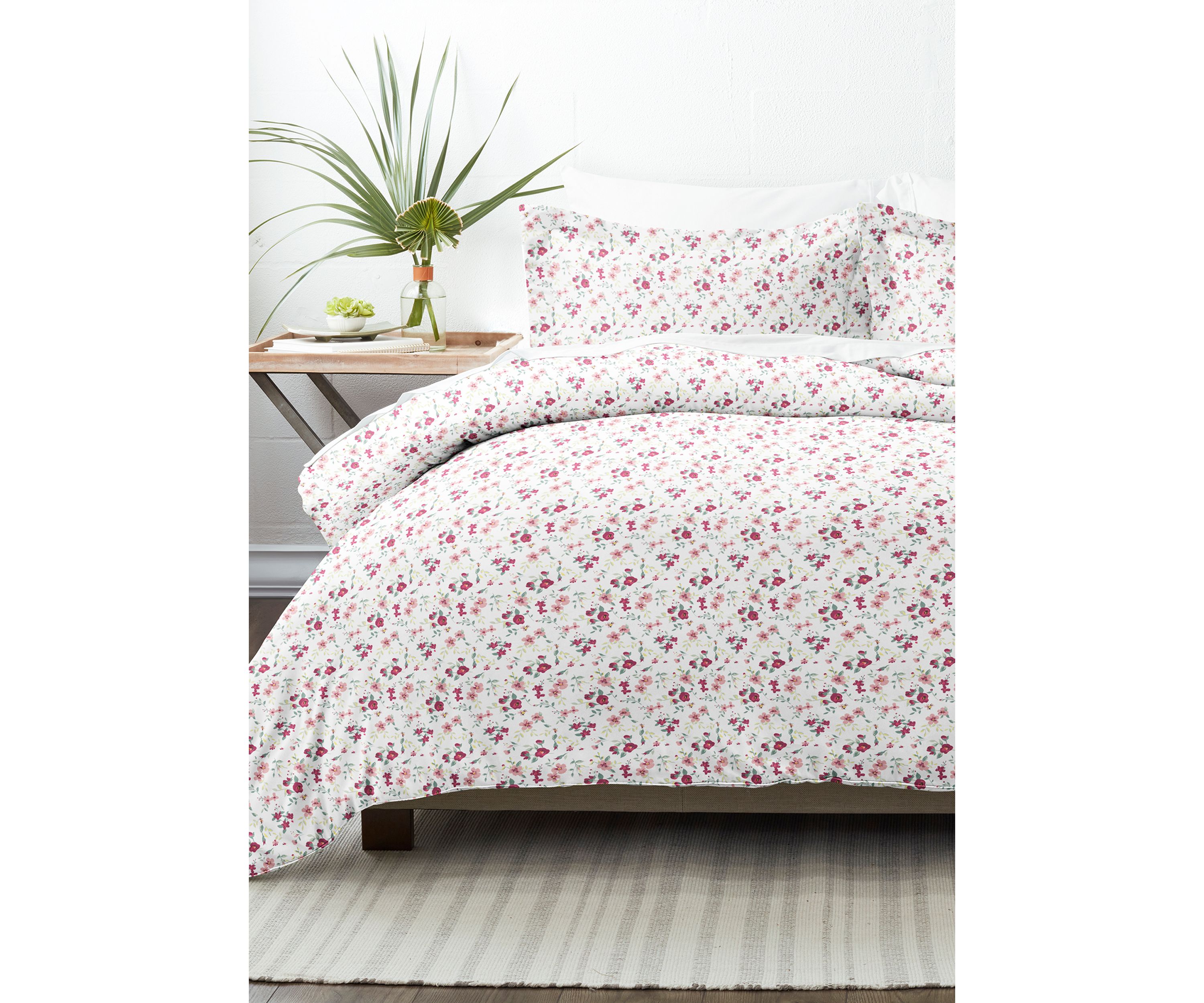 Premium Ultra Soft Blossoms Print Duvet Cover Set
