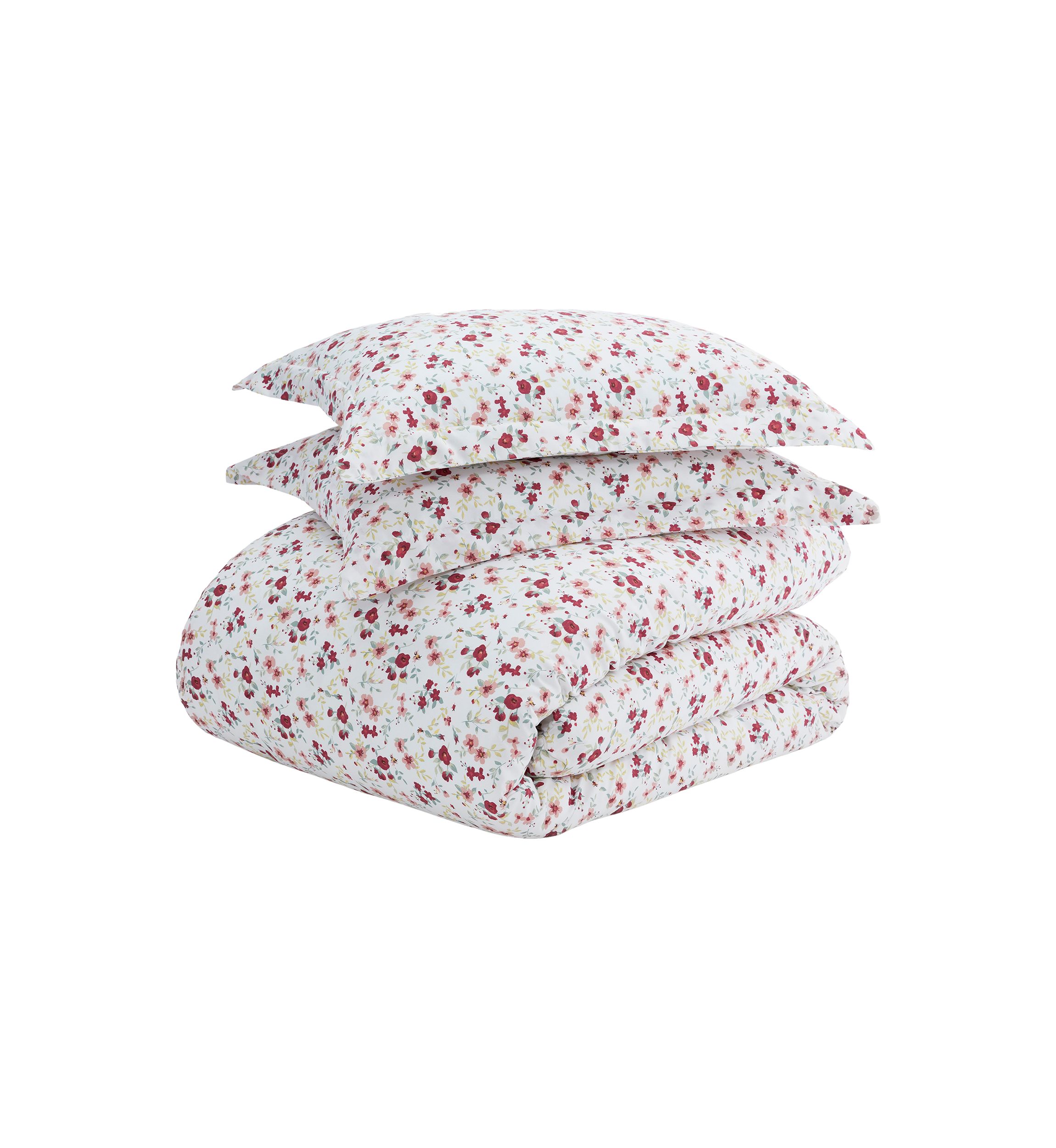 Premium Ultra Soft Blossoms Print Duvet Cover Set