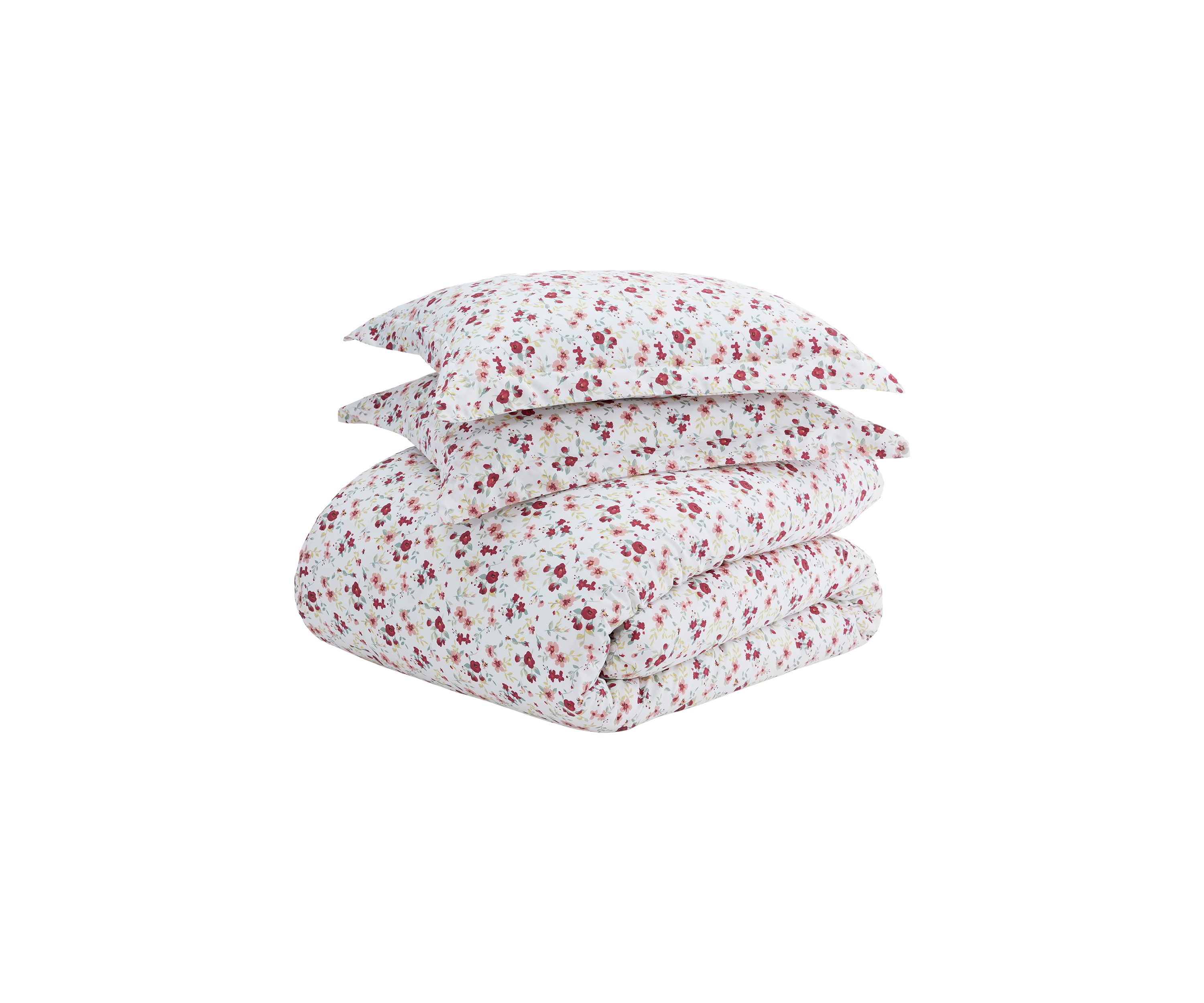 Premium Ultra Soft Blossoms Print Duvet Cover Set