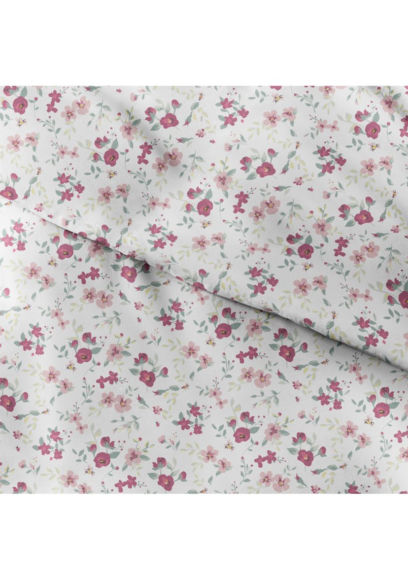 Premium Ultra Soft Blossoms Print Duvet Cover Set