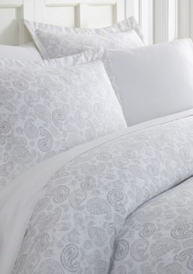 Luxury Inn Premium Ultra Soft Coarse Paisley Print Duvet Cover Set