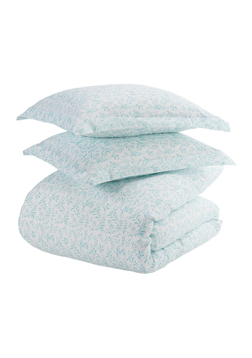 Premium Ultra Soft Burst of Vines Print Duvet Cover Set