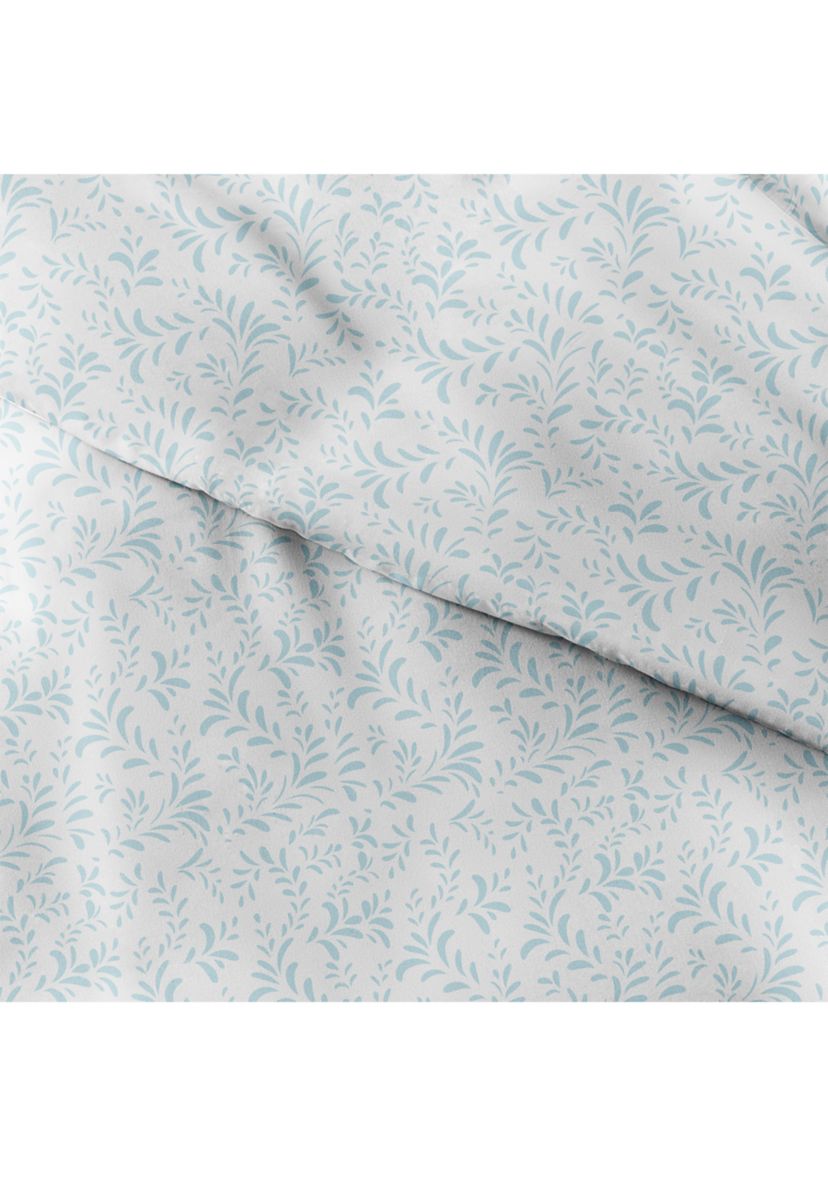 Premium Ultra Soft Burst of Vines Print Duvet Cover Set