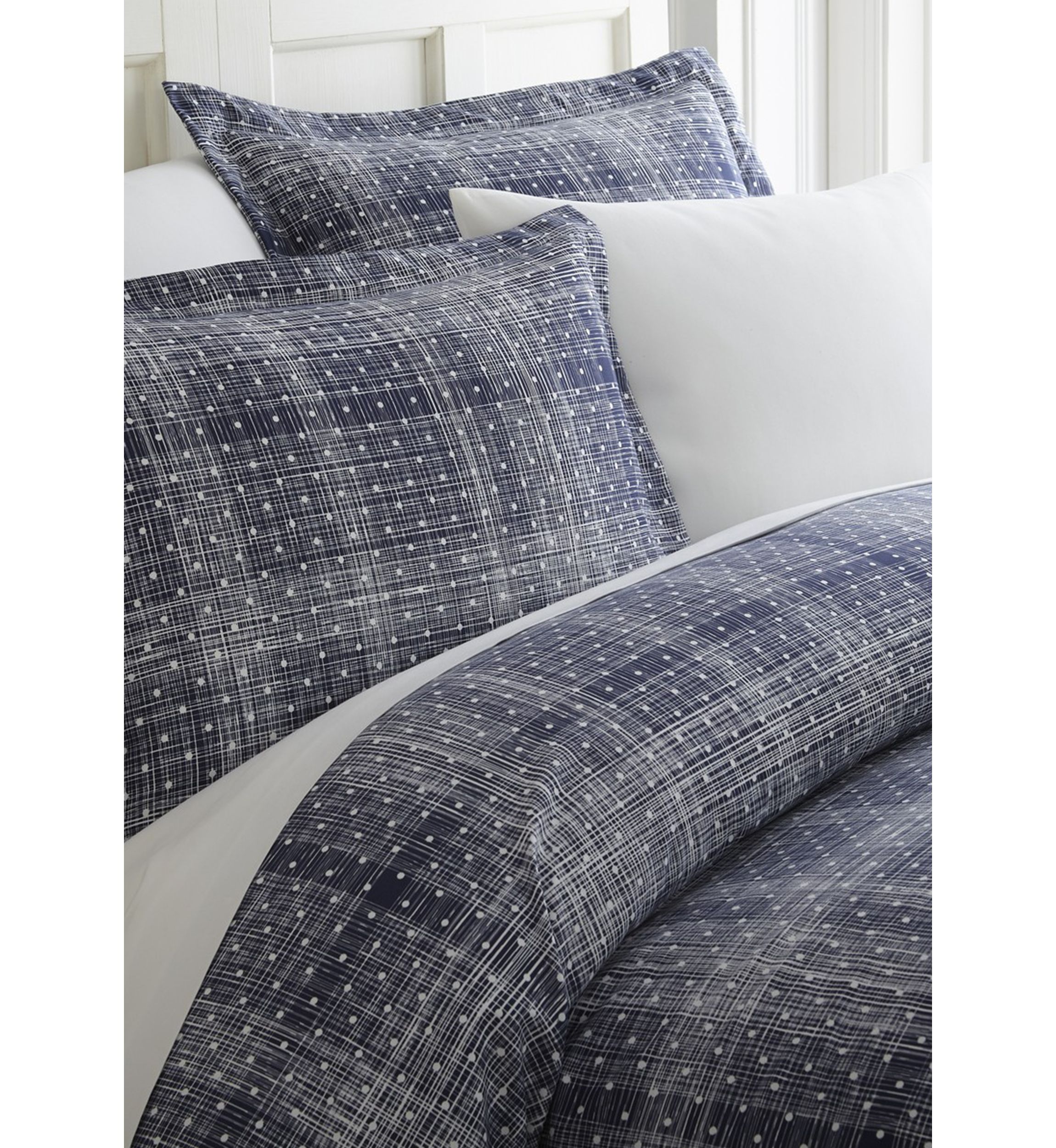 Premium Ultra Soft Polka Dot Pattern Duvet Cover Set