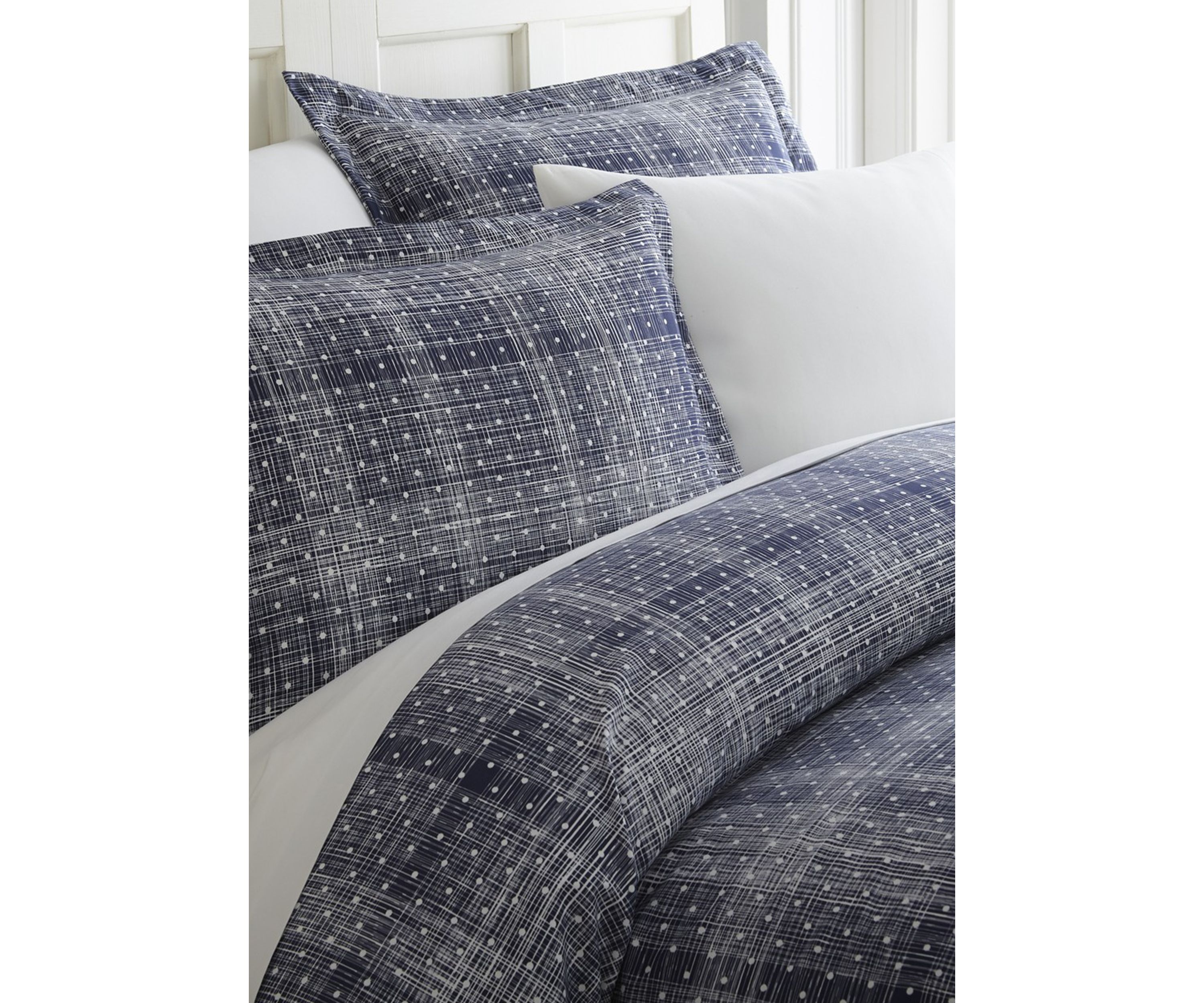 Premium Ultra Soft Polka Dot Pattern Duvet Cover Set