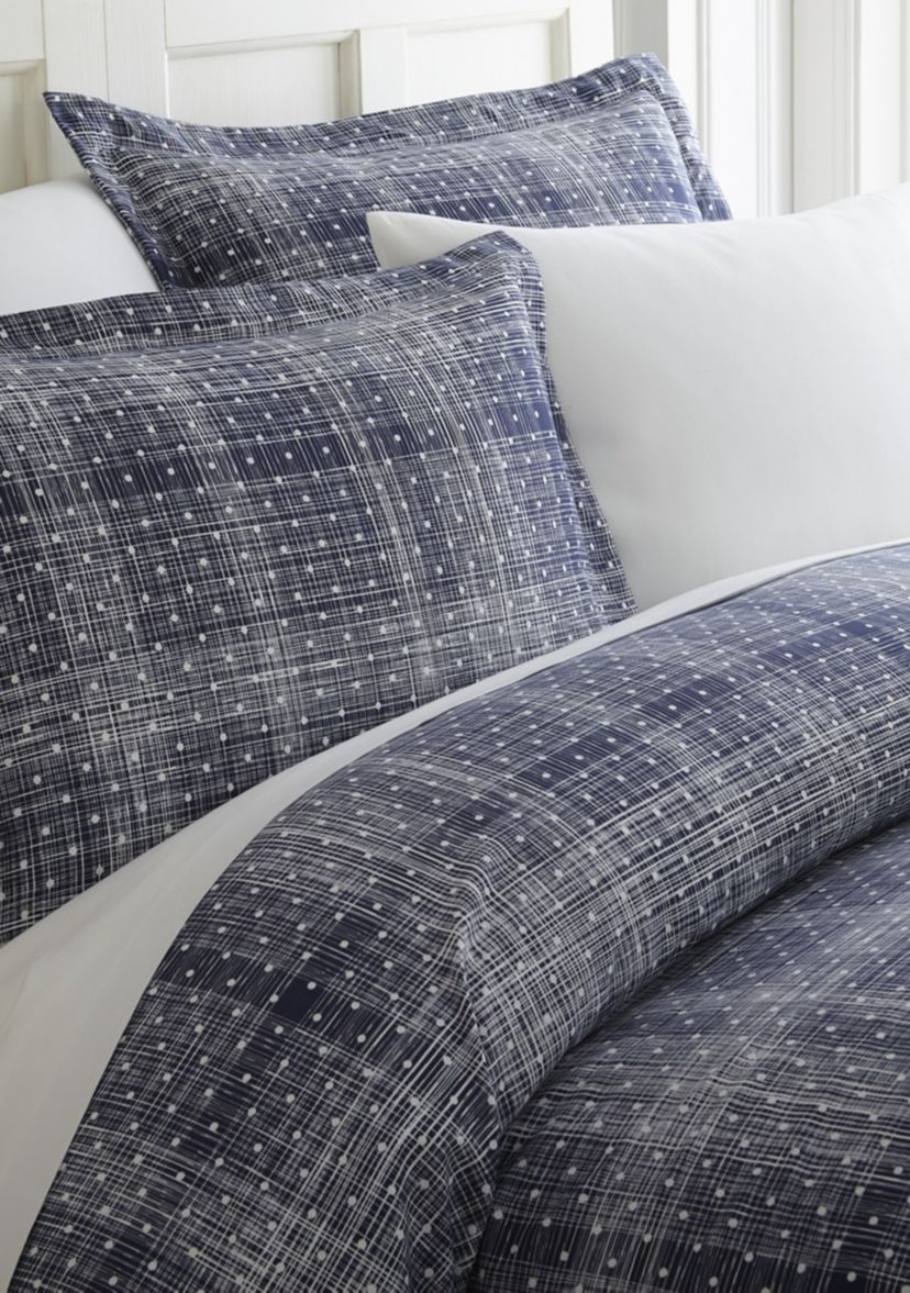 Premium Ultra Soft Polka Dot Pattern Duvet Cover Set