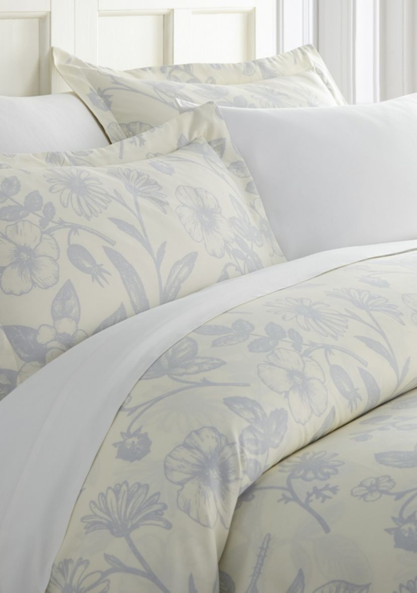 Premium Ultra Soft Garden Pattern Duvet Cover Set