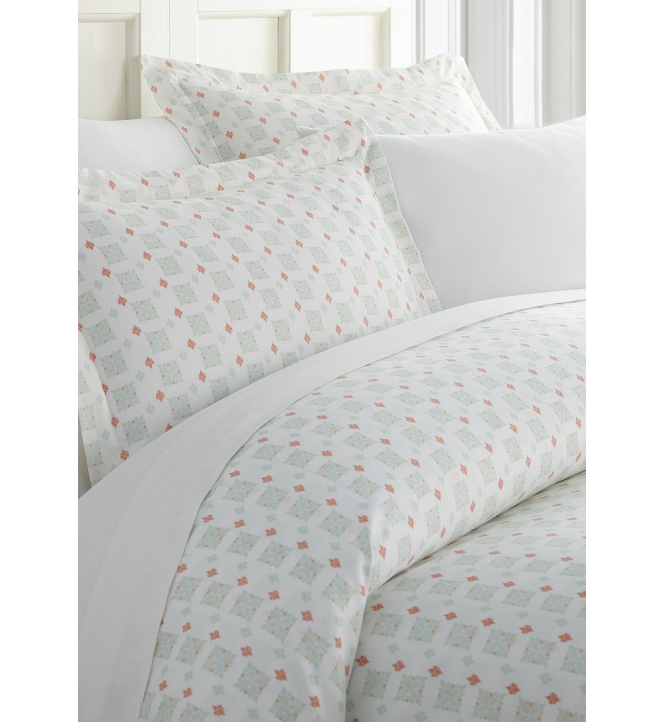 Premium Ultra Soft Lights in Blue Pattern Duvet Cover Set