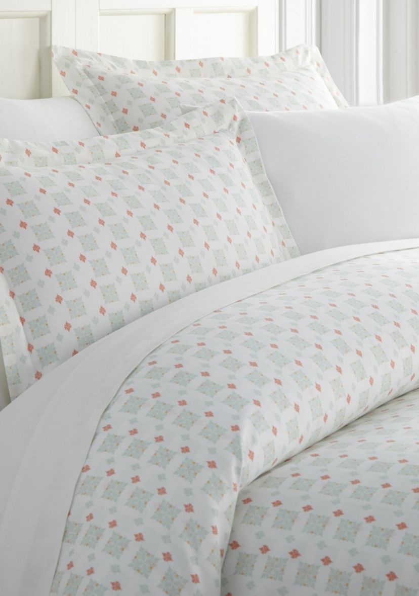 Premium Ultra Soft Lights in Blue Pattern Duvet Cover Set