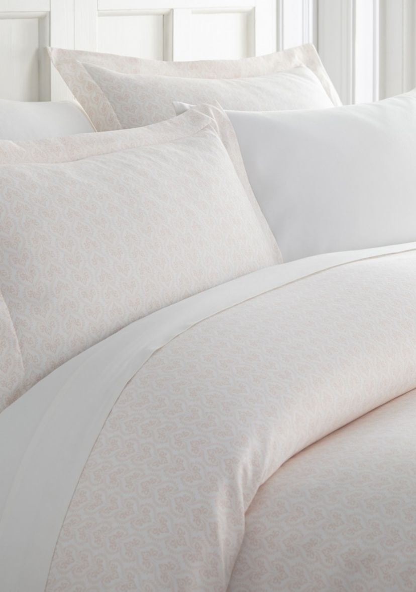 Premium Ultra Soft Classic in Pink Pattern Duvet Cover Set