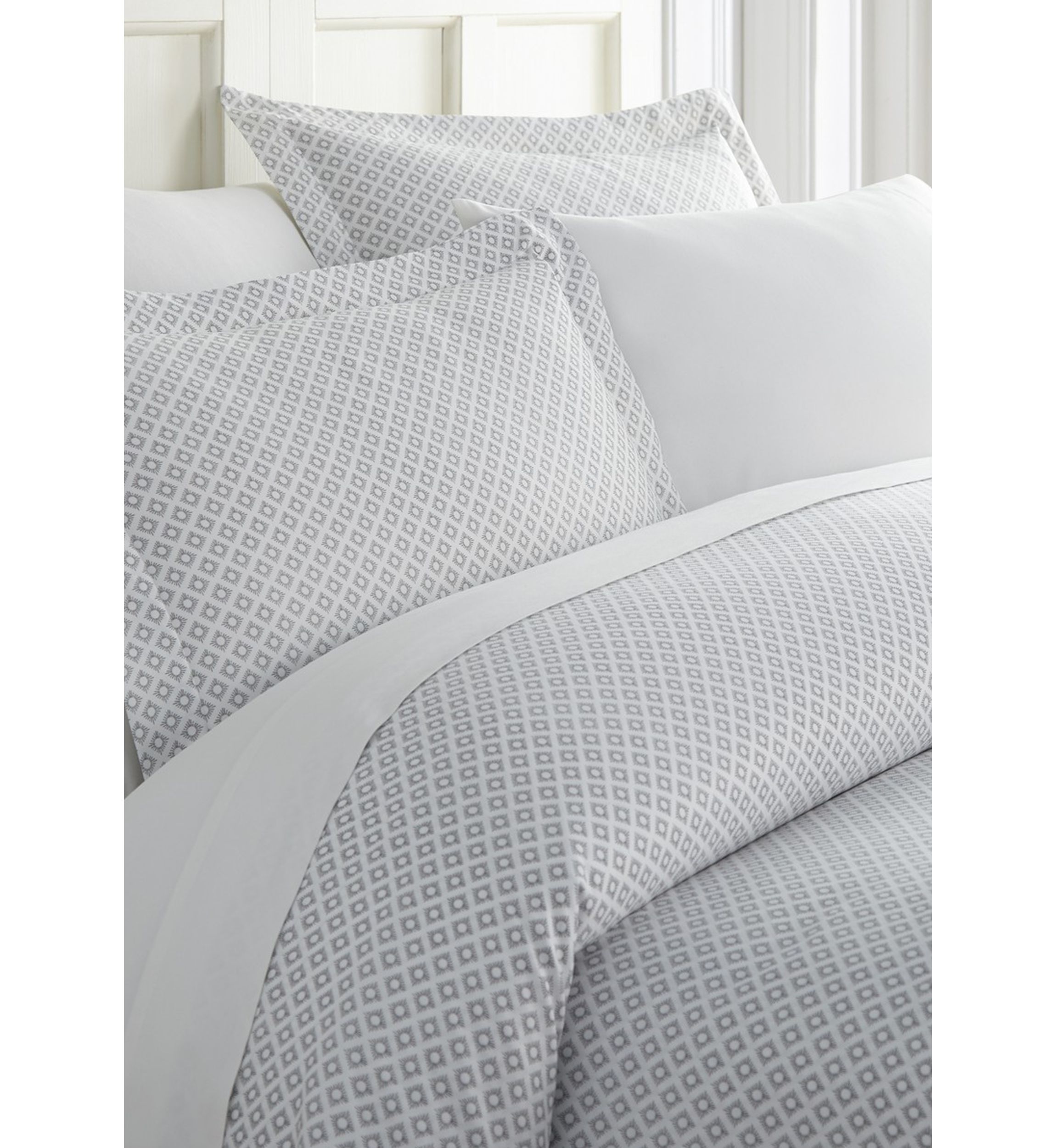 Premium Ultra Soft Polaris Pattern 3 Piece Duvet Cover Set