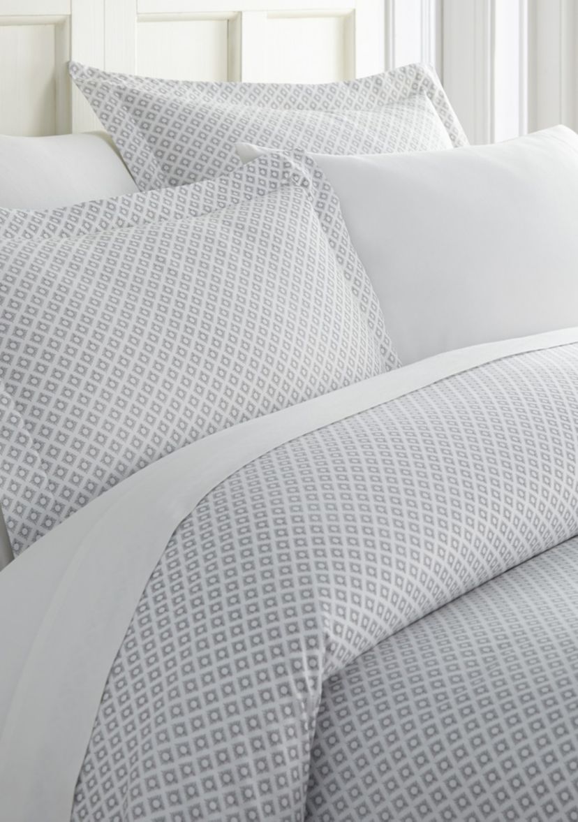 Premium Ultra Soft Polaris Pattern 3 Piece Duvet Cover Set