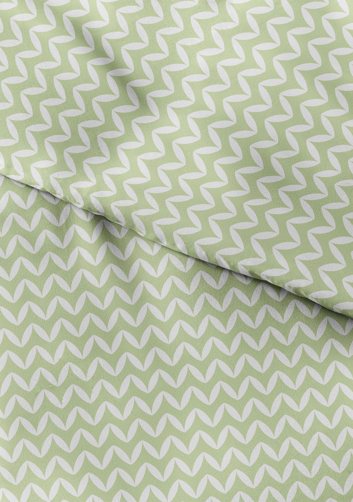 Premium Ultra Soft Puffed Chevron Print Duvet Cover Set