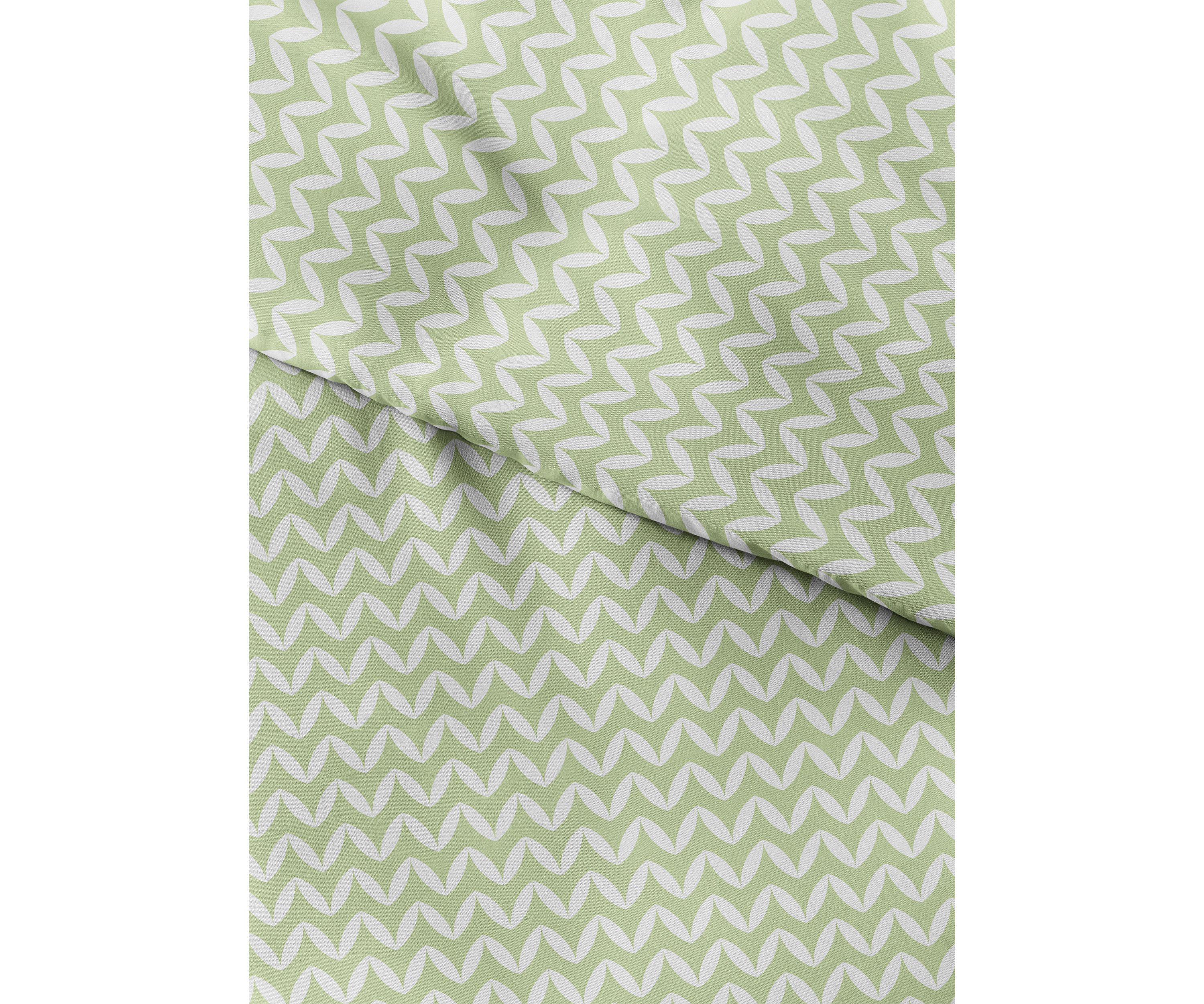 Premium Ultra Soft Puffed Chevron Print Duvet Cover Set