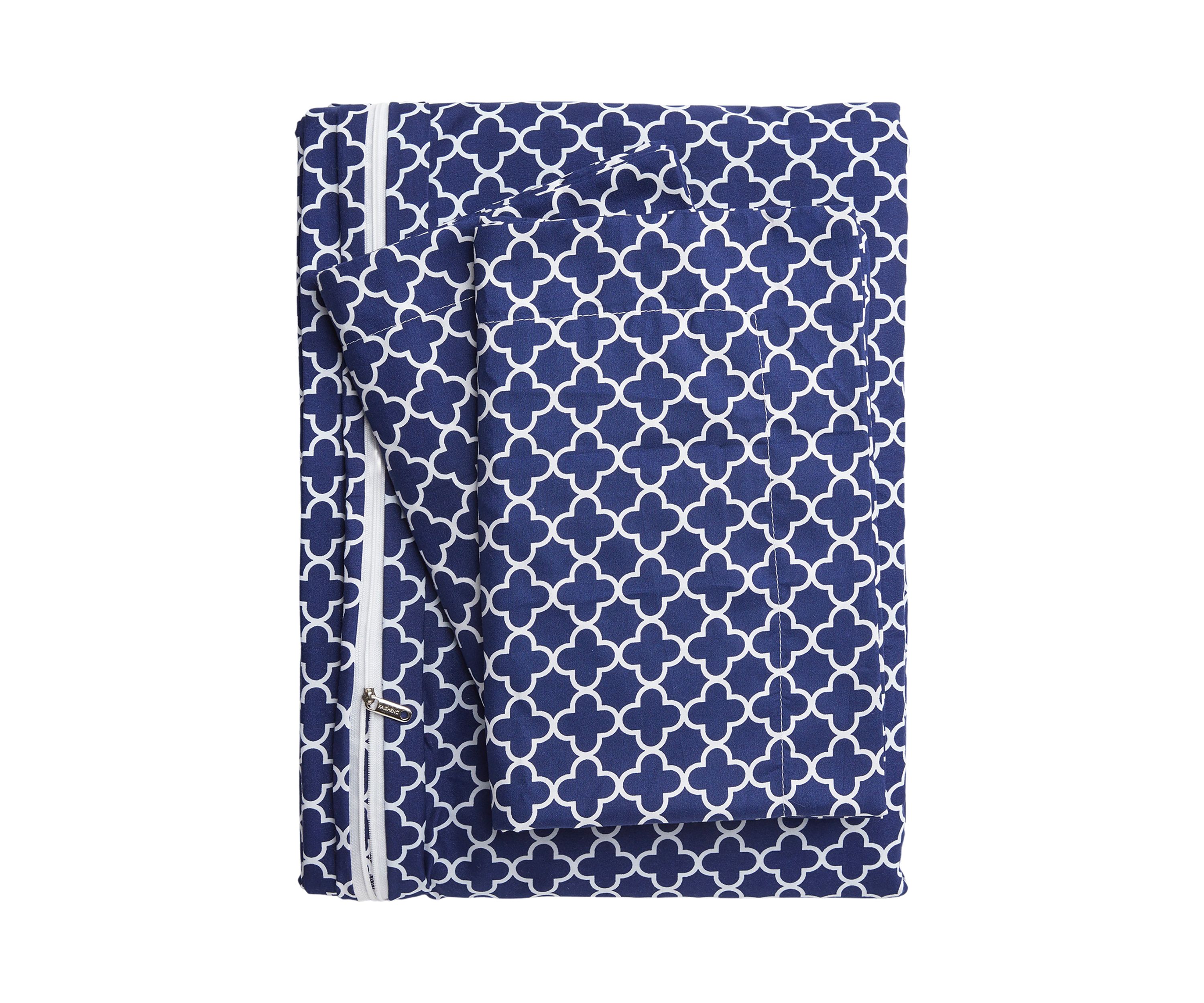 Premium Ultra Soft Quatrefoil Pattern Duvet Cover Set