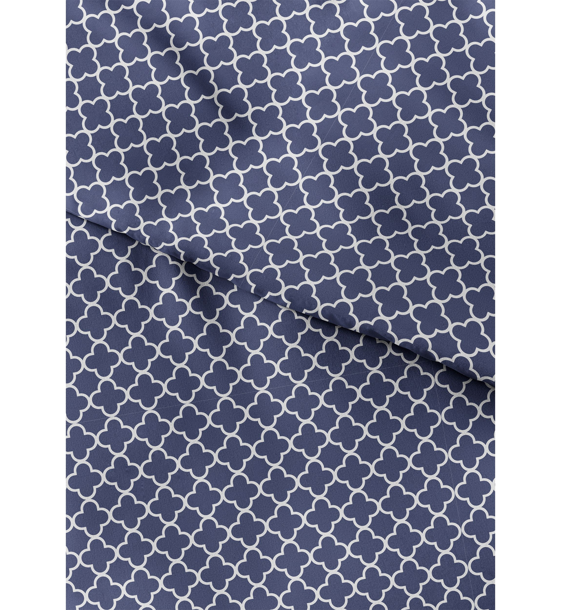 Premium Ultra Soft Quatrefoil Pattern Duvet Cover Set