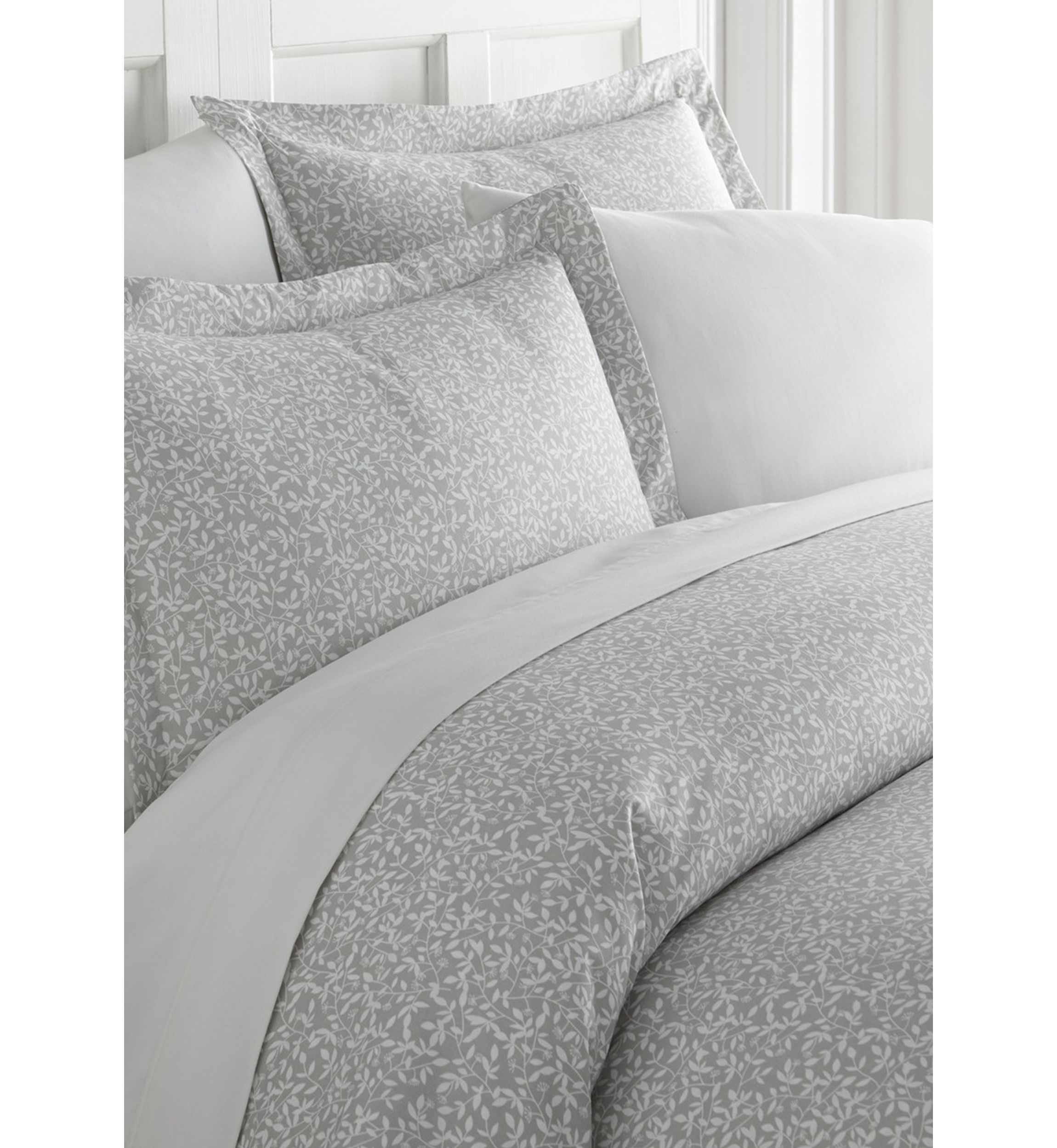 Premium Ultra Soft 3 Piece Vine Trellis Print Duvet Cover Set