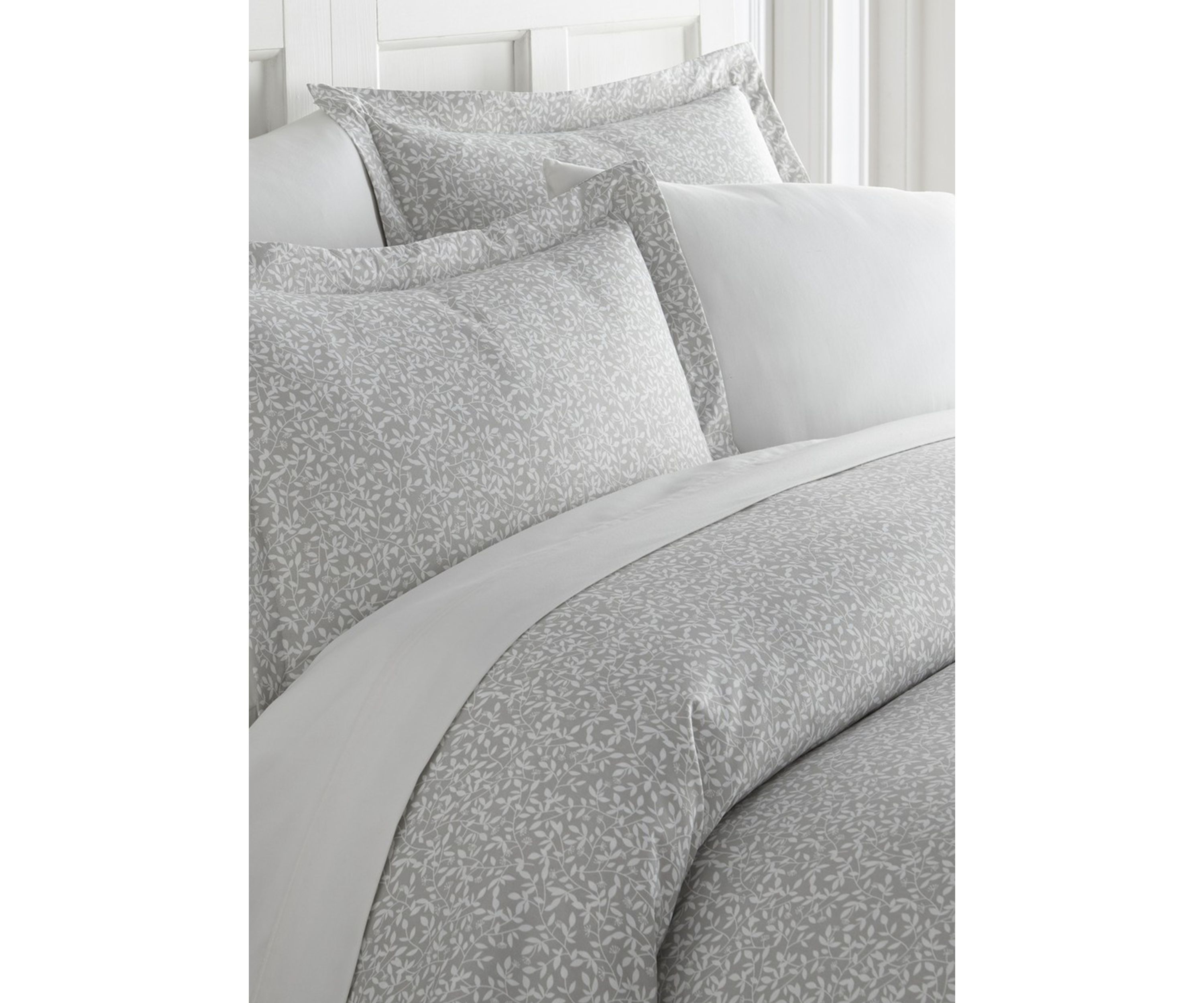 Premium Ultra Soft 3 Piece Vine Trellis Print Duvet Cover Set