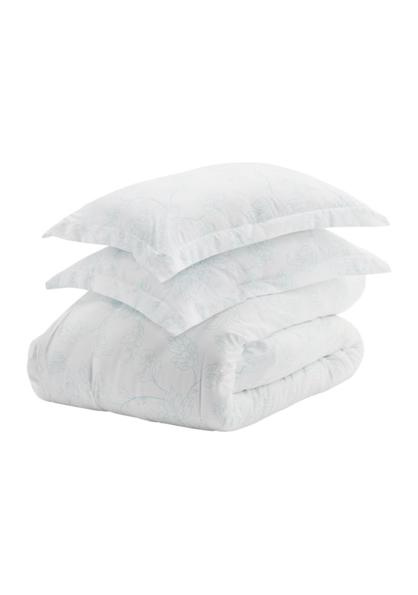 Premium Ultra Soft Vine Pattern 3 Piece Duvet Cover Set