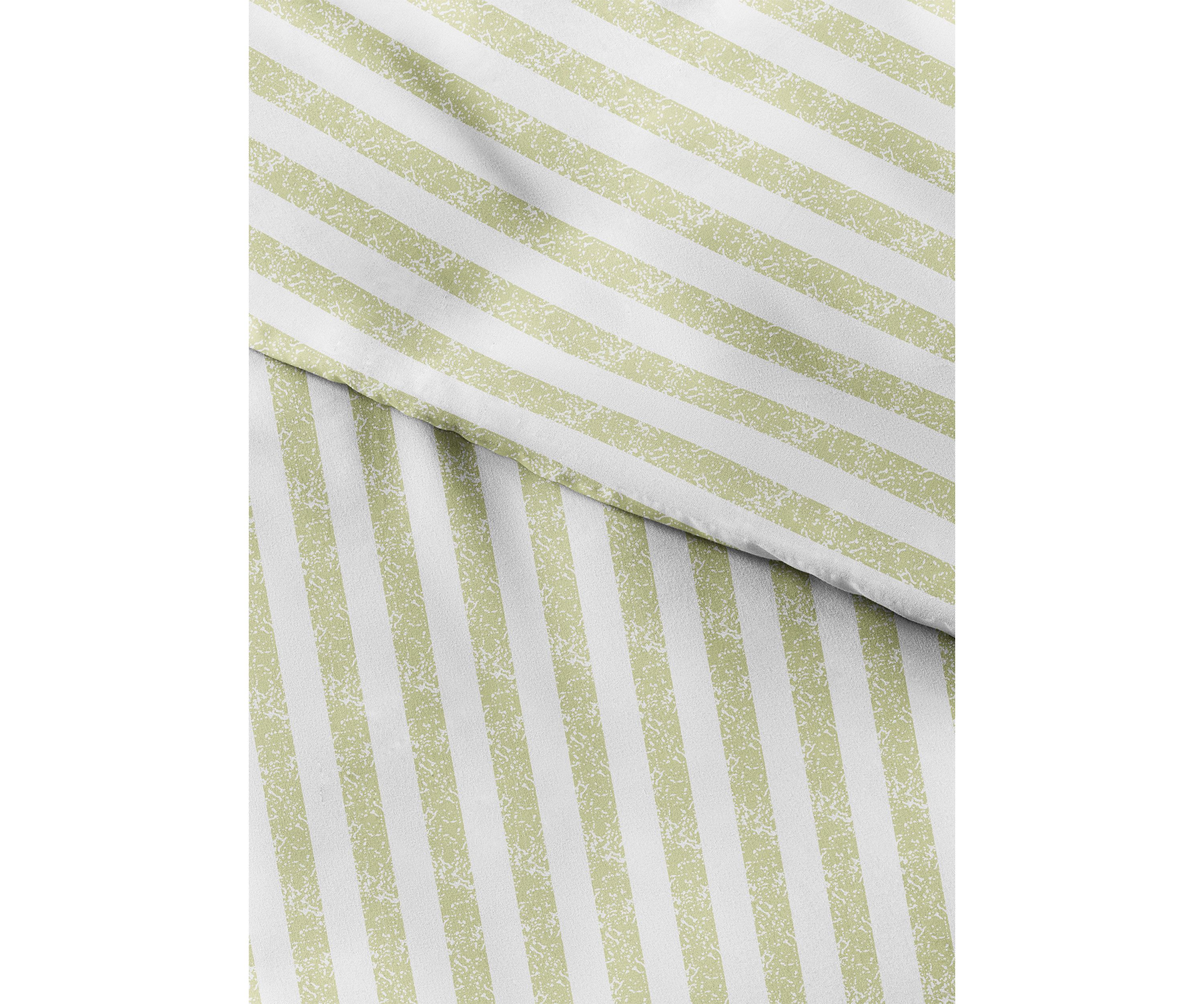 Premium Ultra Soft 3 Piece Puffed Rugged Stripes Duvet Cover Set