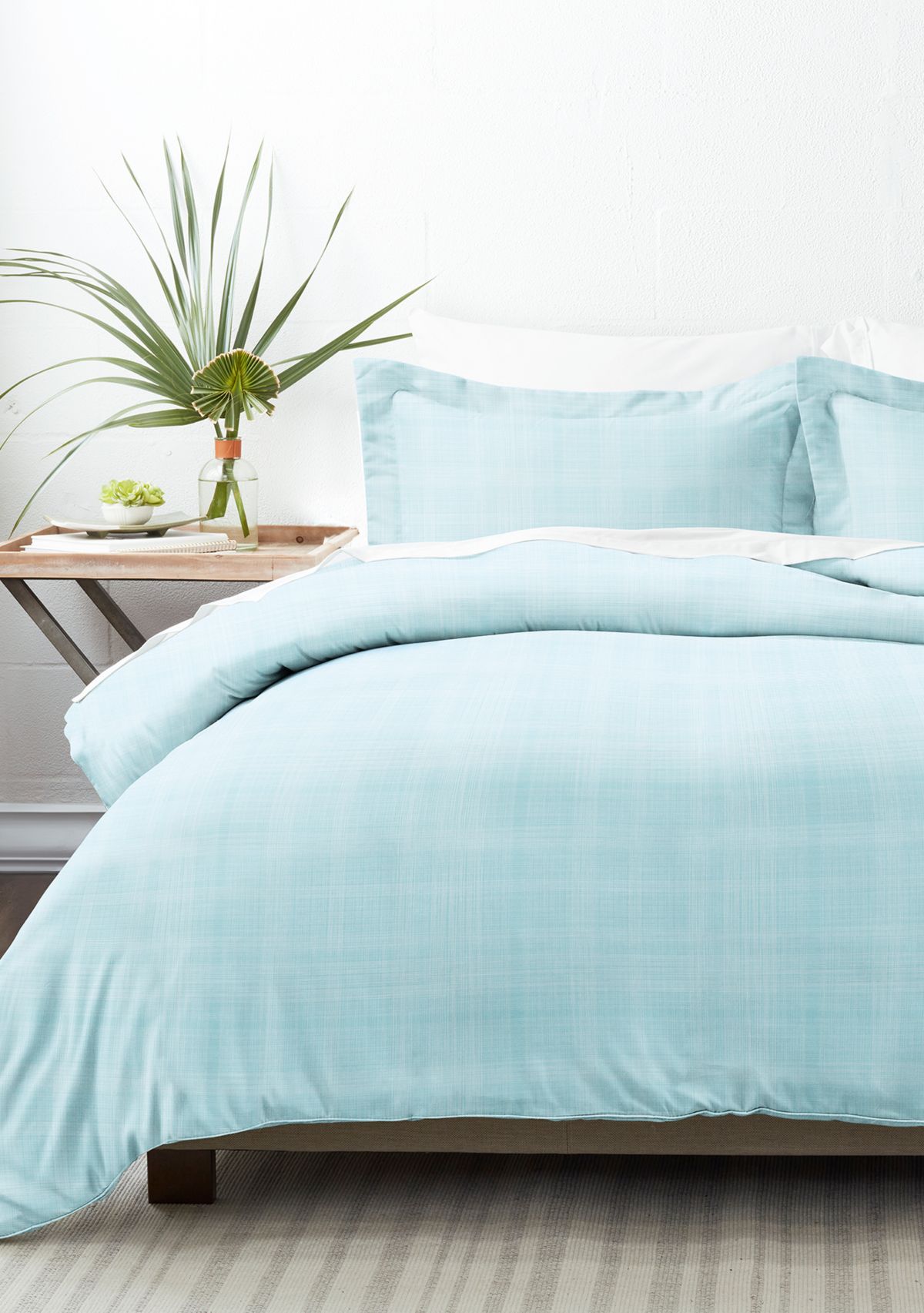 Premium Ultra Soft Thatch Pattern 3 Piece Duvet Cover Set