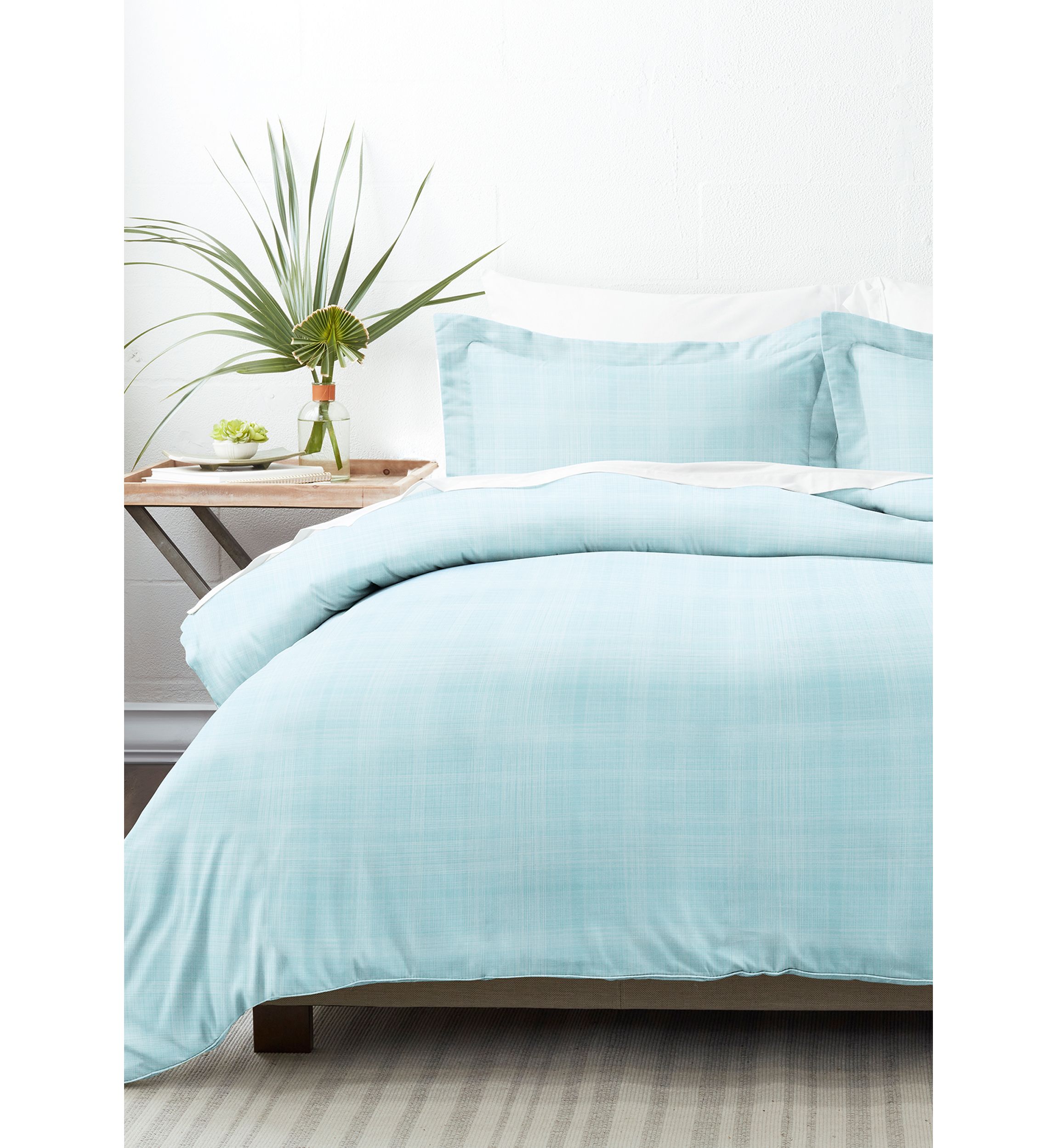 Premium Ultra Soft Thatch Pattern 3 Piece Duvet Cover Set