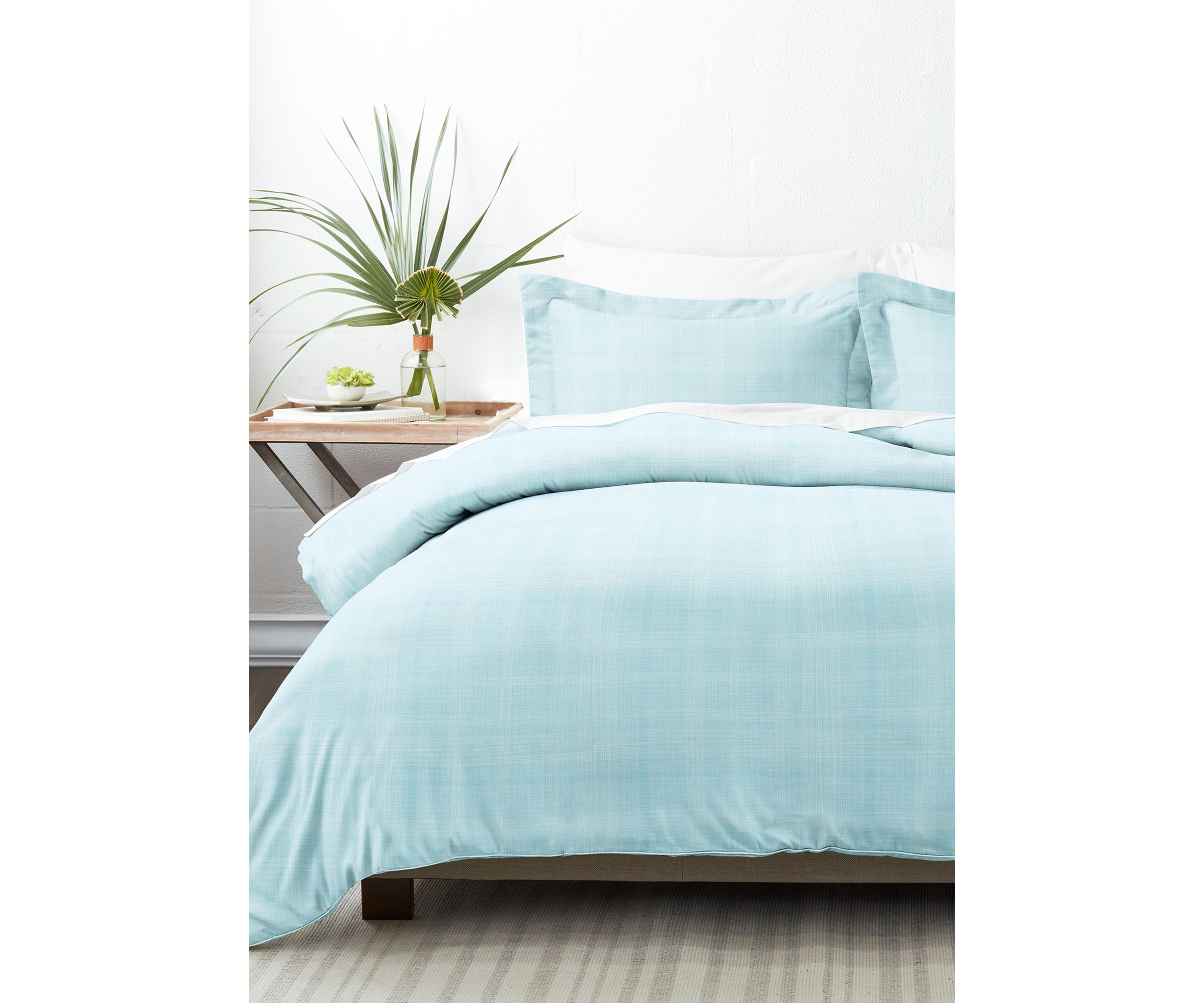 Premium Ultra Soft Thatch Pattern 3 Piece Duvet Cover Set