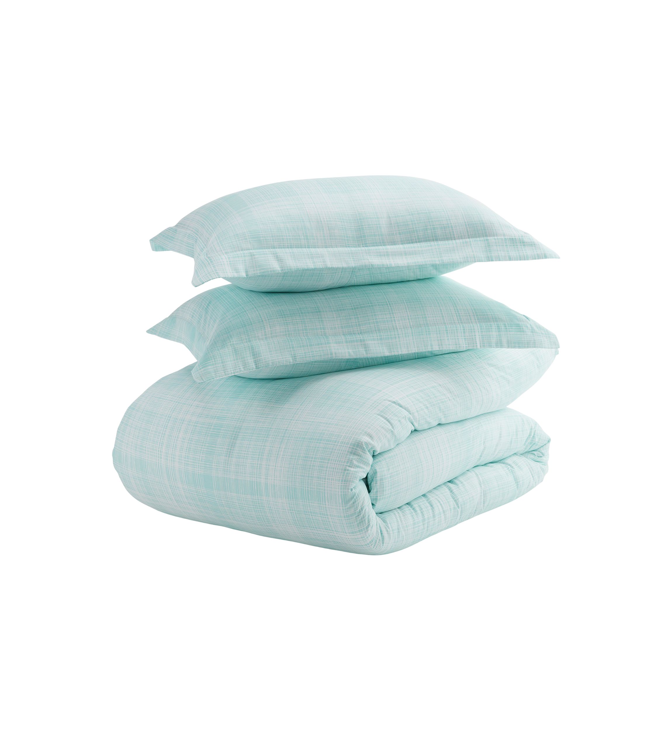 Premium Ultra Soft Thatch Pattern 3 Piece Duvet Cover Set